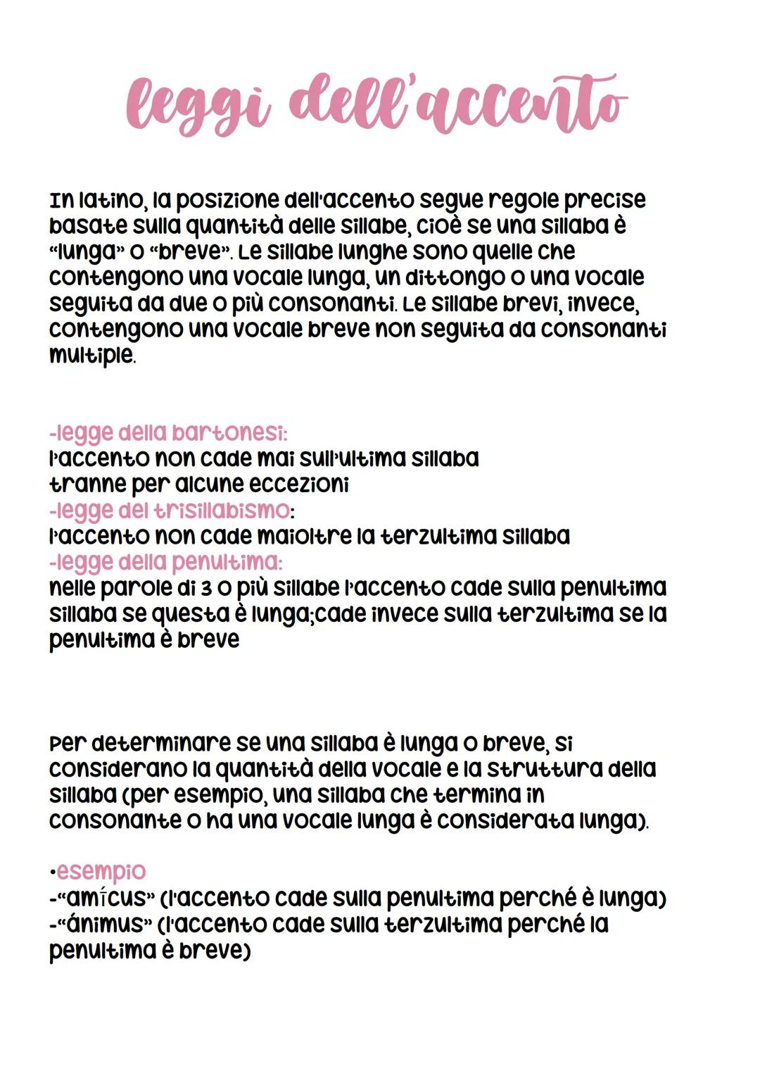 leggi dell’accento