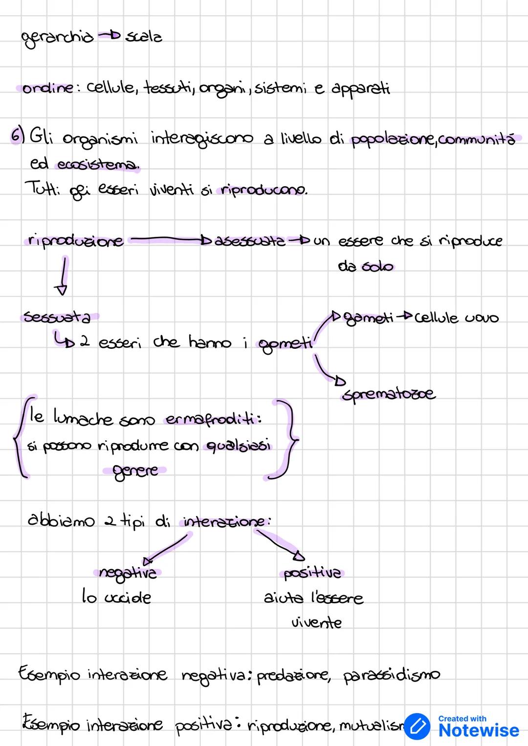 # BIOLOGIA
La biologia รฉ la scienza che studia gli esseri viventi.
Gli esseri viventi condividono & caratteristiche:
1) tutti gli esseri