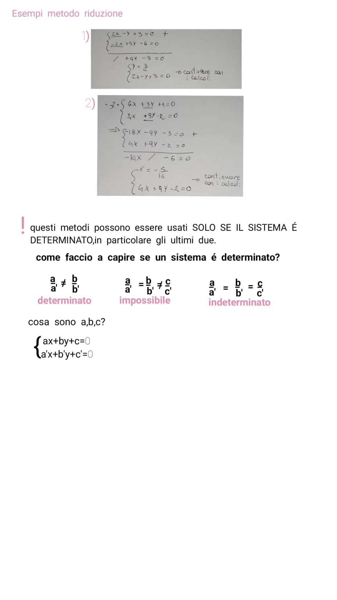 # Equazioni
Un'equazione é una relazione di uguaglianza
tra due espressioni contenenti una o più
variabili, dette incognite
Esse si divido