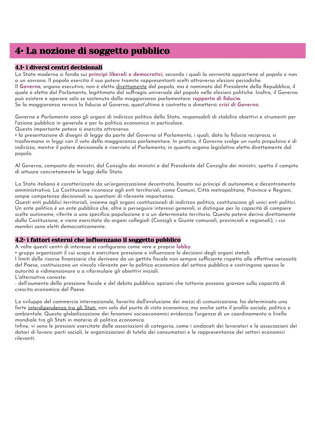1. Il ruolo dello stato e la finanza pubblica
1.1. Il soggetto pubblico nel sistema economico classico
Secondo i classici, lo Stato non dove