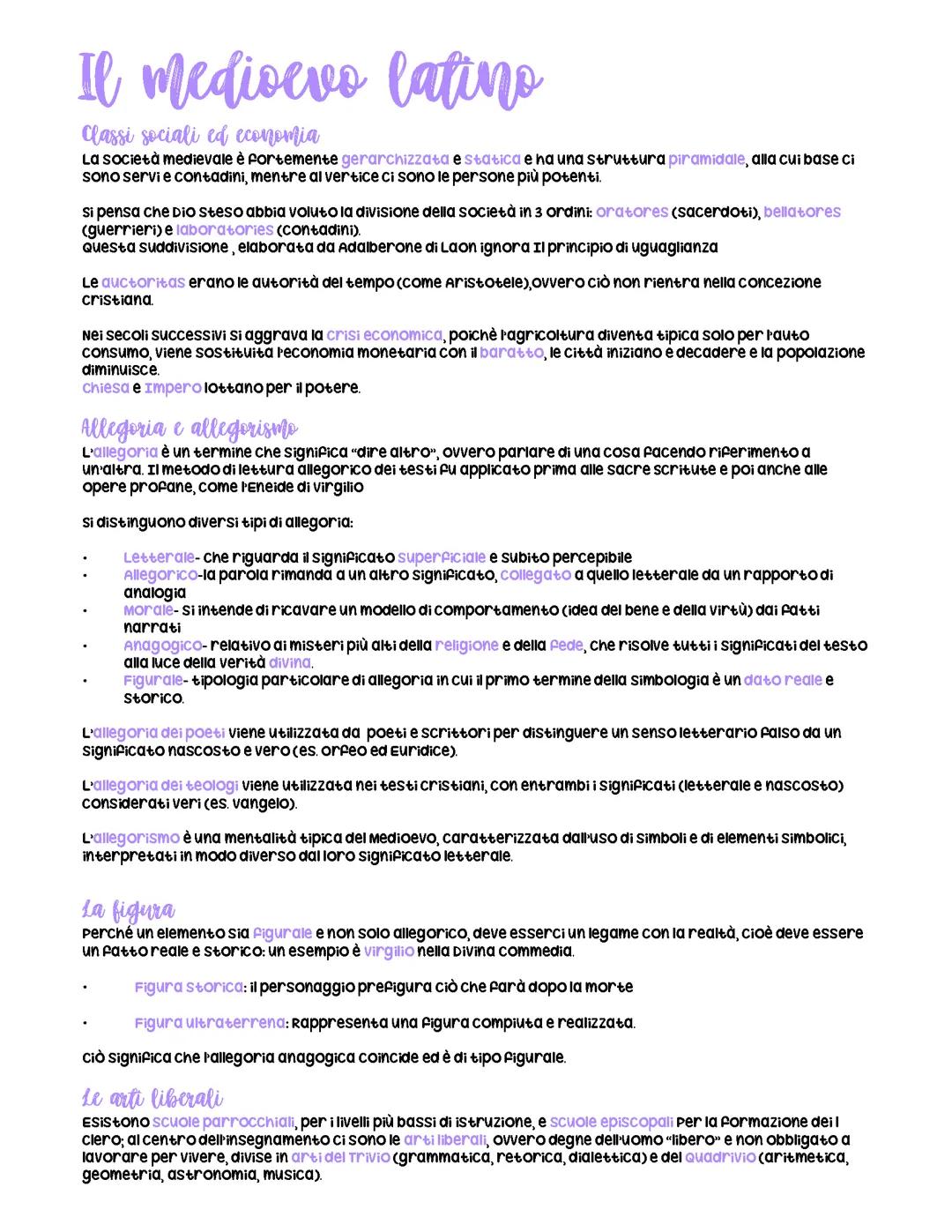 Medioevo latino, età cortese, comunale e stilnovismo