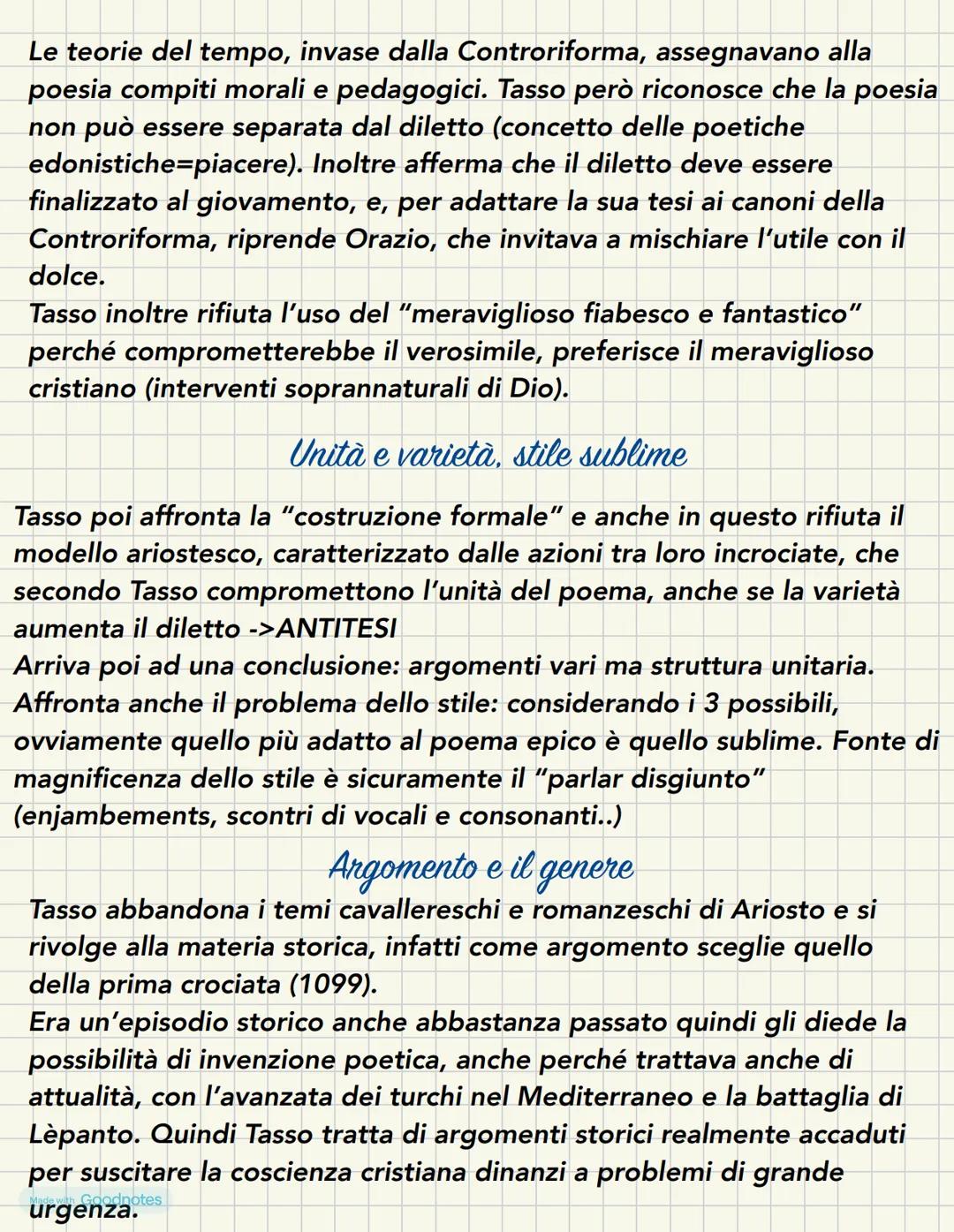 TORQUATO TASSO
La vita
Tornato Tasso nacque a Sorrento l'11 marzo del 1544. Nel 1577 ai
trasferรฌ con il padre (autore dell'Amadigi) alla cor