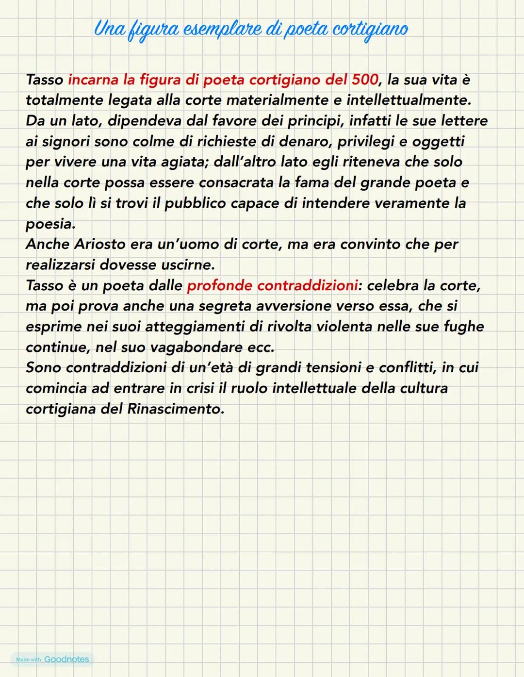 TORQUATO TASSO
La vita
Tornato Tasso nacque a Sorrento l'11 marzo del 1544. Nel 1577 ai
trasferรฌ con il padre (autore dell'Amadigi) alla cor