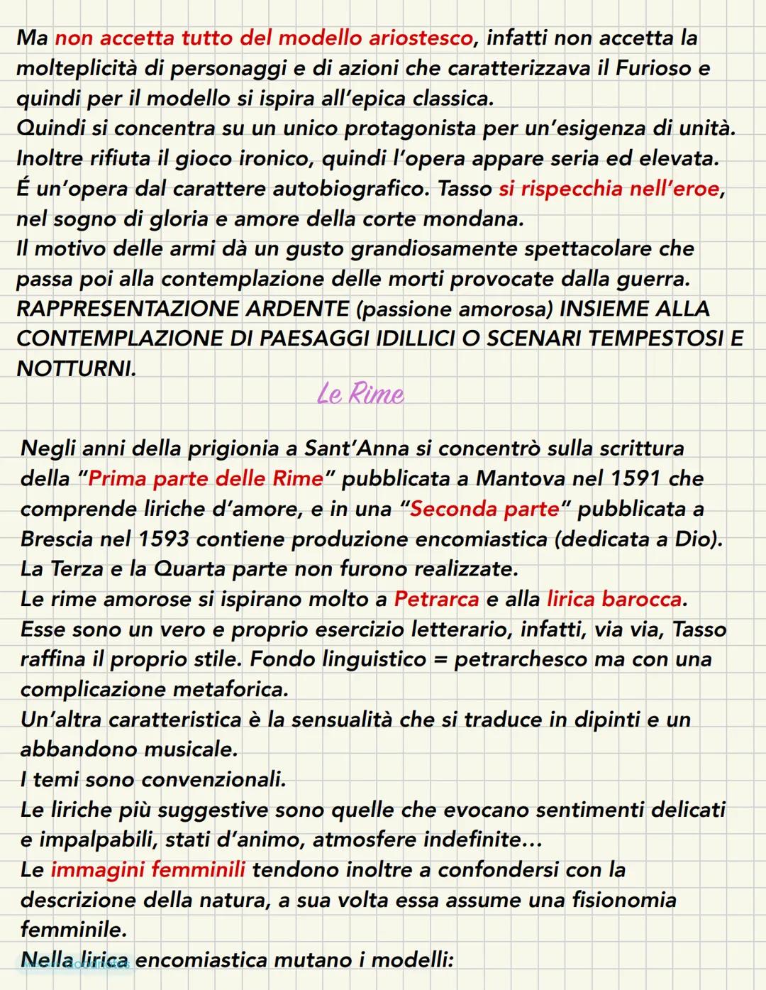 TORQUATO TASSO
La vita
Tornato Tasso nacque a Sorrento l'11 marzo del 1544. Nel 1577 ai
trasferรฌ con il padre (autore dell'Amadigi) alla cor