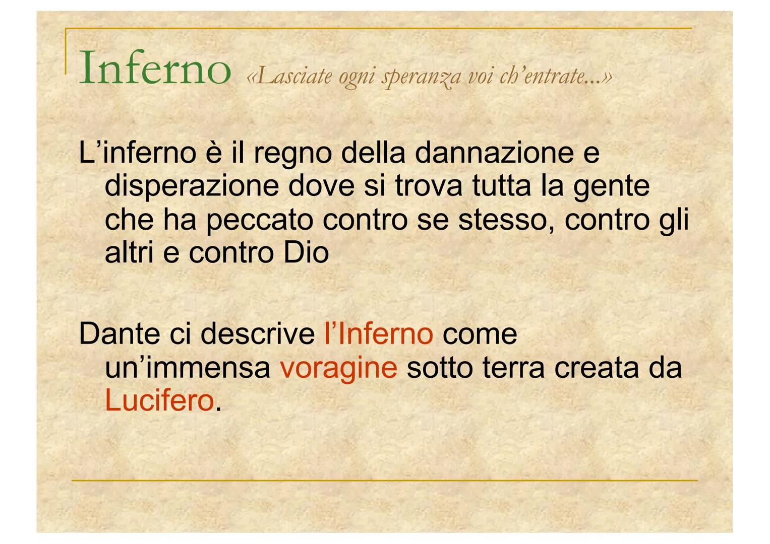 La Divina
Commedia
Di Dante Alighieri Struttura
La Divina Commedia è
- un poema allegorico e
didascalico
- scritta in 3 cantiche
(Inferno, P