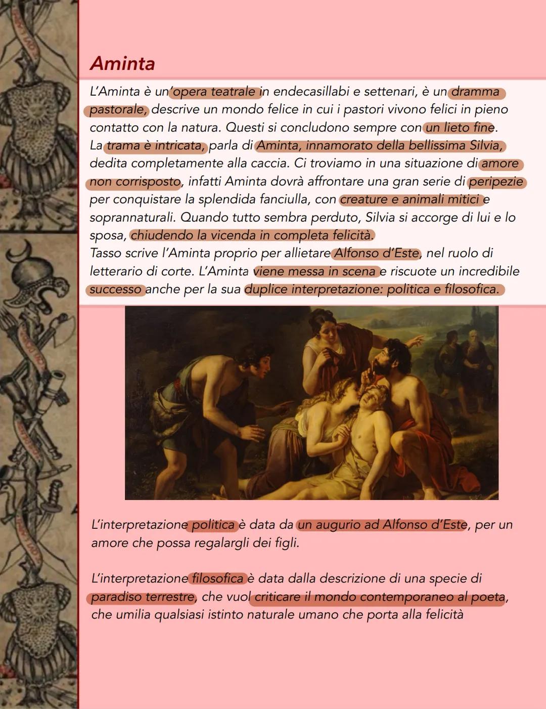 # Torquato Tasso
Torquato tasso nasce nel 1544, suo padre è anch'esso un poeta e per
questo motivo soggiorna nelle più importanti città d'I