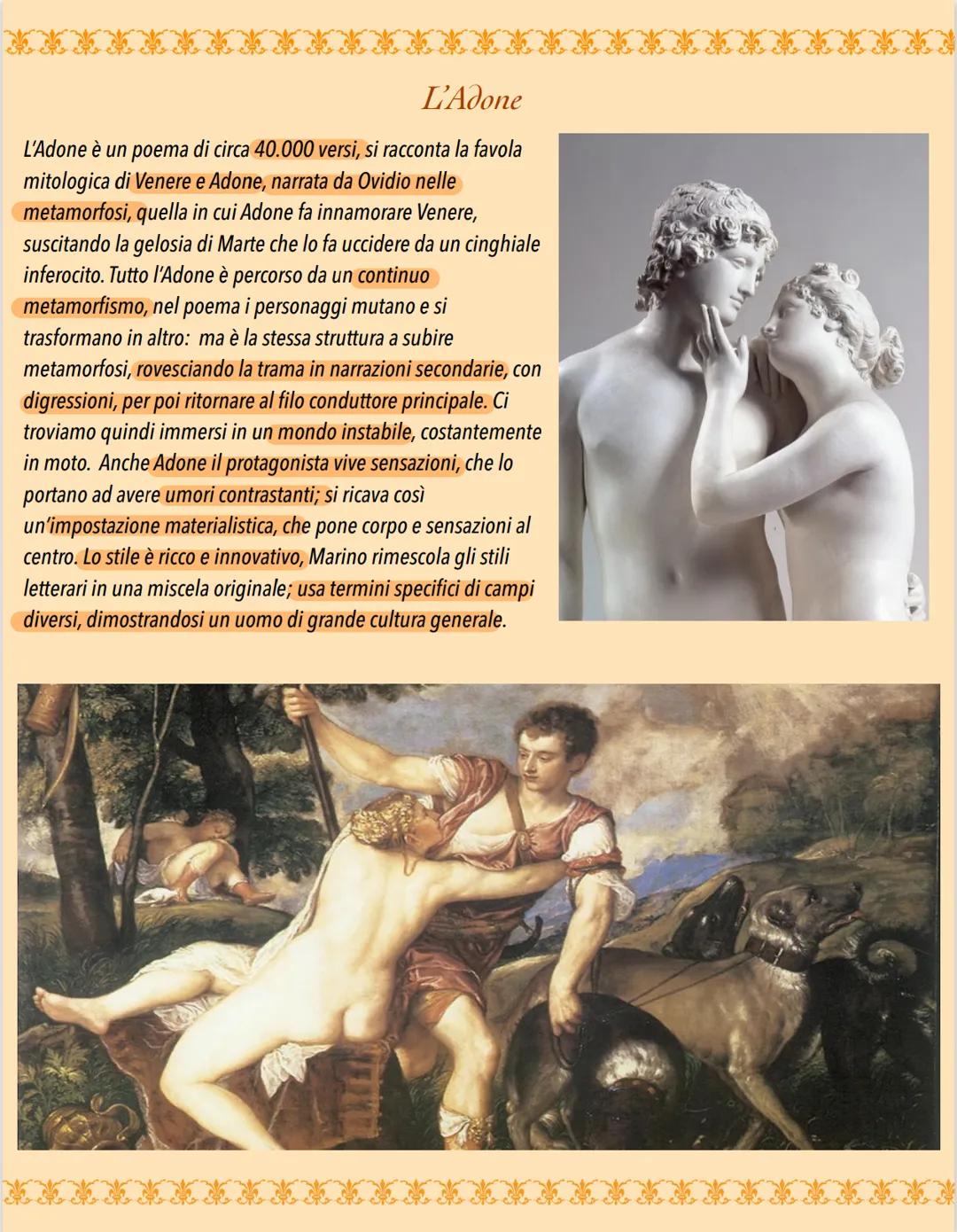 Il seicento e Giovan Battista Marino
Il Seicento è caratterizzato da una rivoluzione
scientifica che mette fine all'idea che la Terra sia al