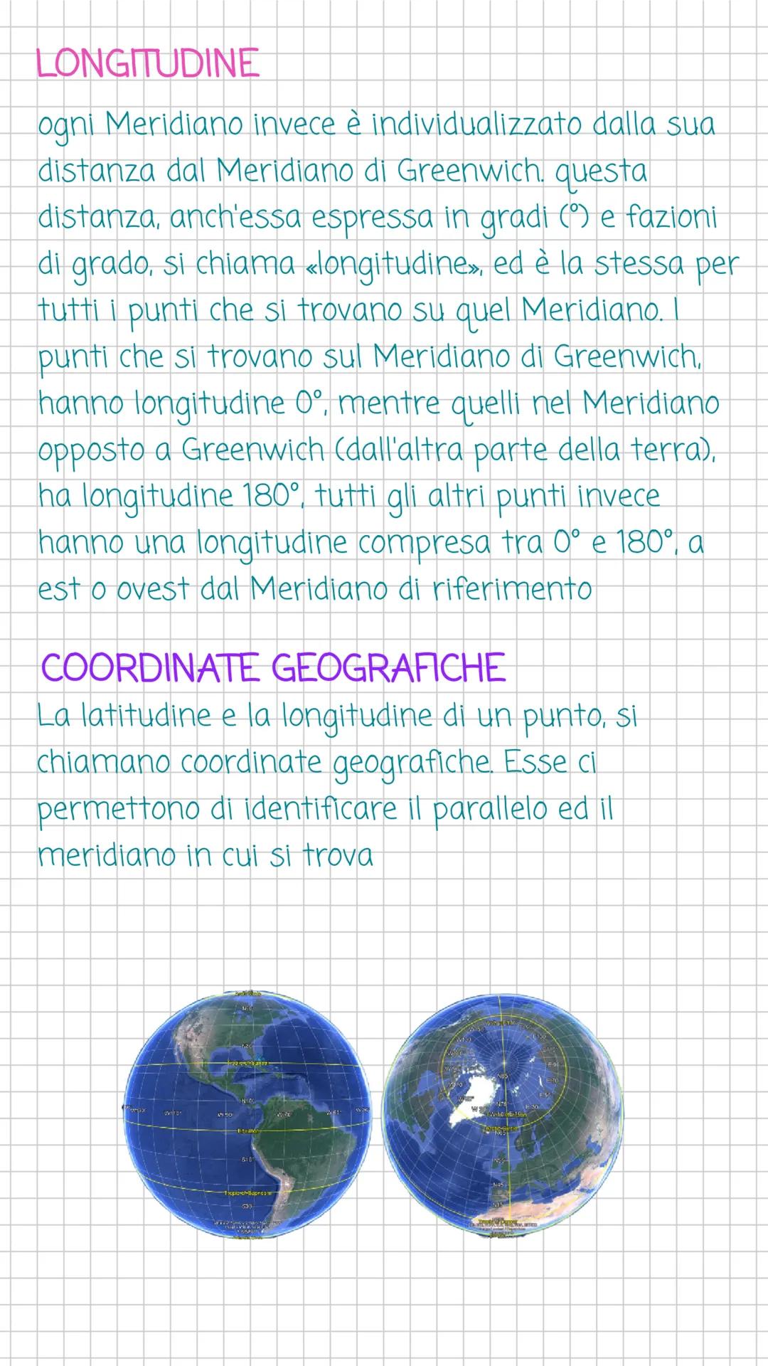 # IL RETICOLO GEOGRAFICO
Per orientarci, i geografi hanno creato il RETICOLO
GEOGRAFICO
II RETICOLO GEOGRAFICO è una griglia di linee
imma