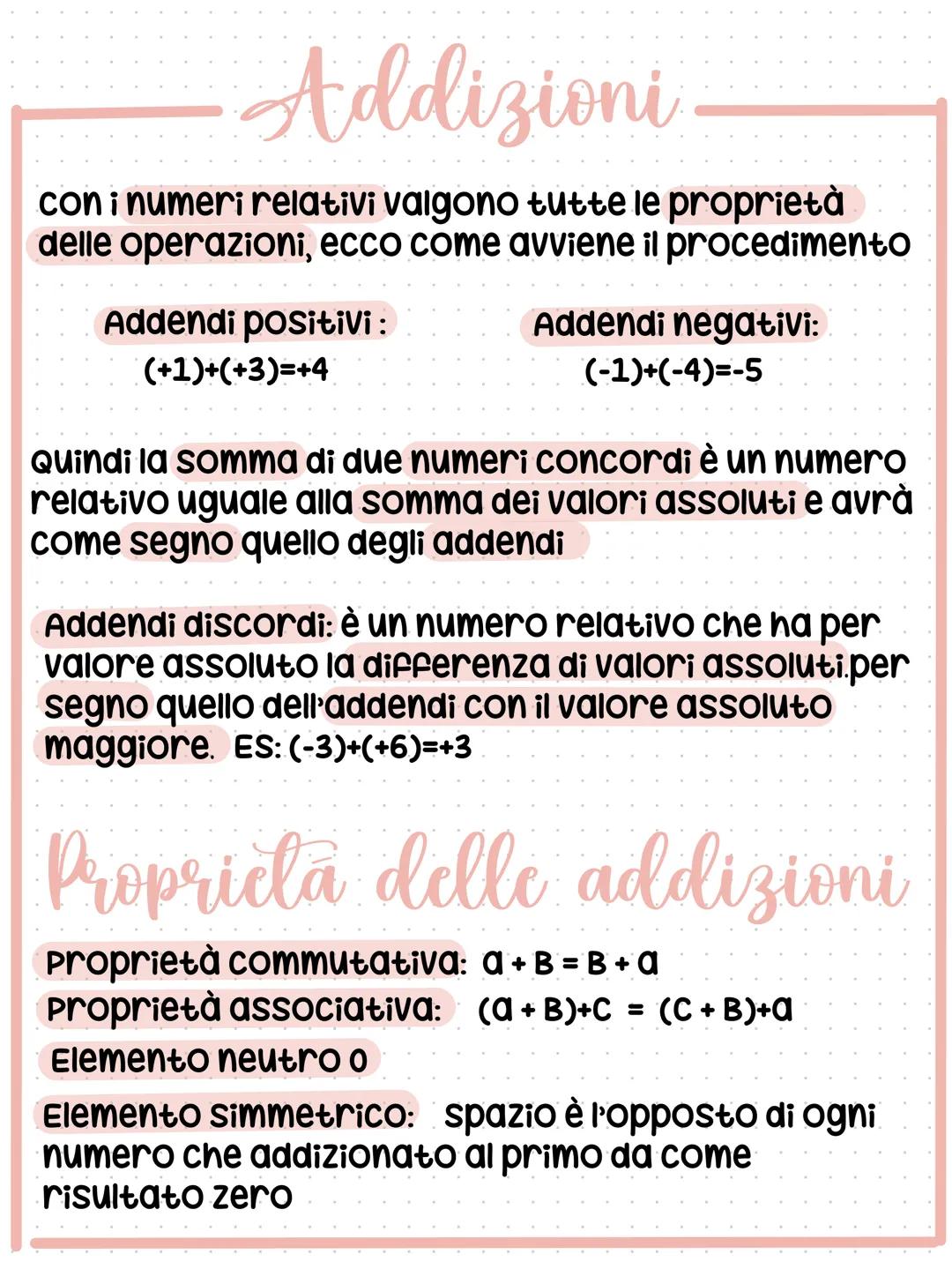 # I numeri relativi
I numeri relativi sono i numeri positivi, negativi e lo 0
Possiamo raggrupparli in insiemi numerici
Insieme di numeri