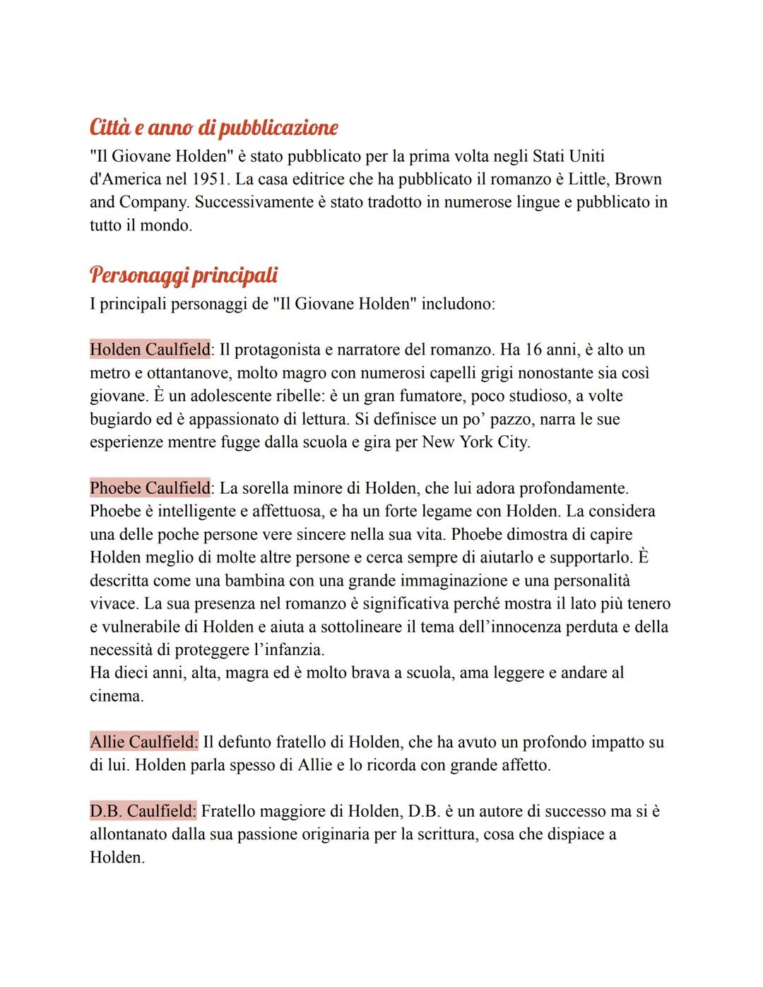 # II Giovane Holden
Autore
Jerome David Salinger o J.D Salinger è nato il 1° gennaio
1919 a New York City. È cresciuto in una famiglia ebr