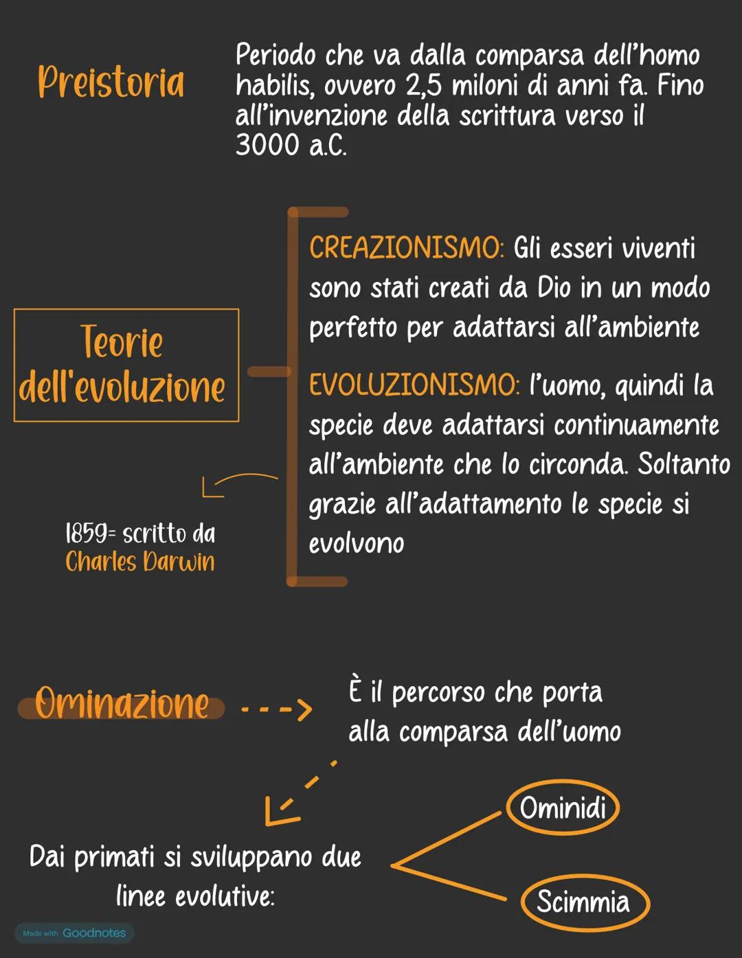 Preistoria
Periodo che va dalla comparsa dell'homo
habilis, ovvero 2,5 miloni di anni fa. Fino
all'invenzione della scrittura verso il
3000
