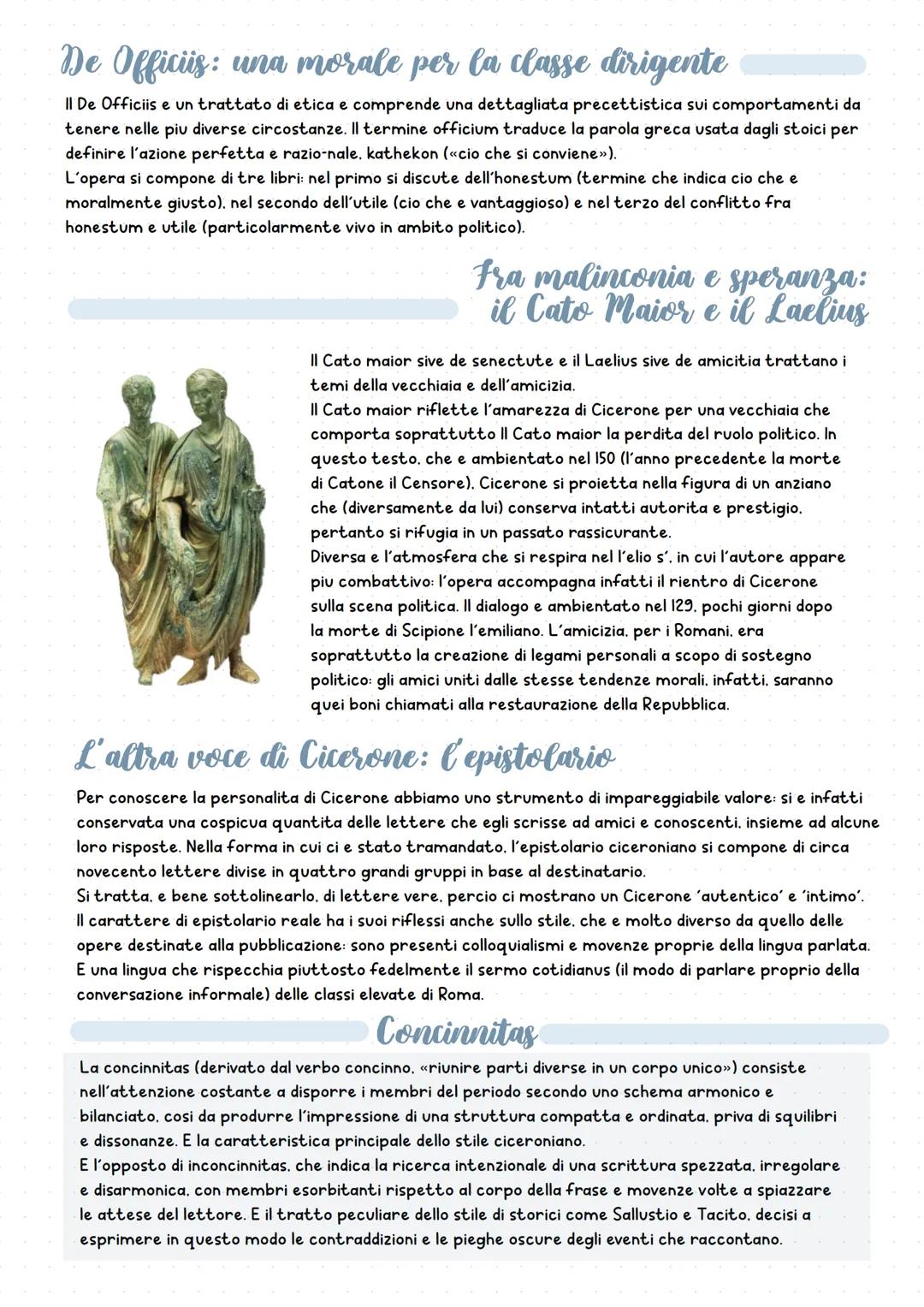 Cicerone
Cicerone fu uno dei massimi protagonisti delle vicende storiche,
politiche e culturali della Roma del I secolo a.C. La sua instanca