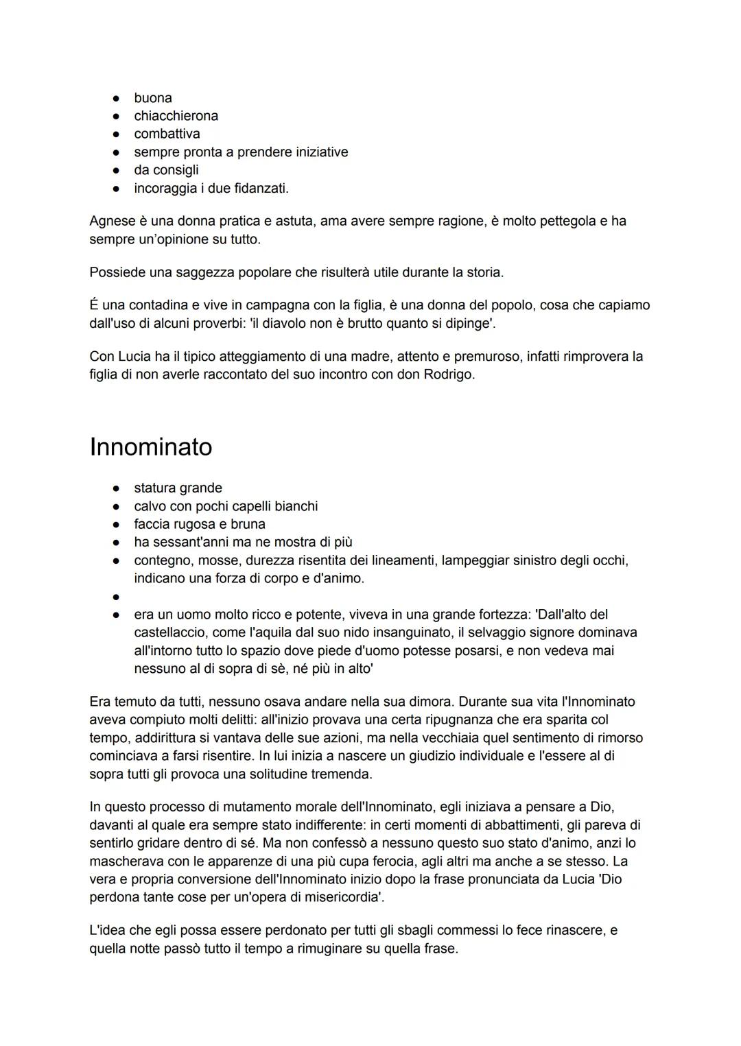Renzo
pacifico
• schietto
• nemico di insidia
•
molto furbo e razionale
positivo, virtuoso ed onesto
•
•
ribelle ed impulsivo, se viene inga