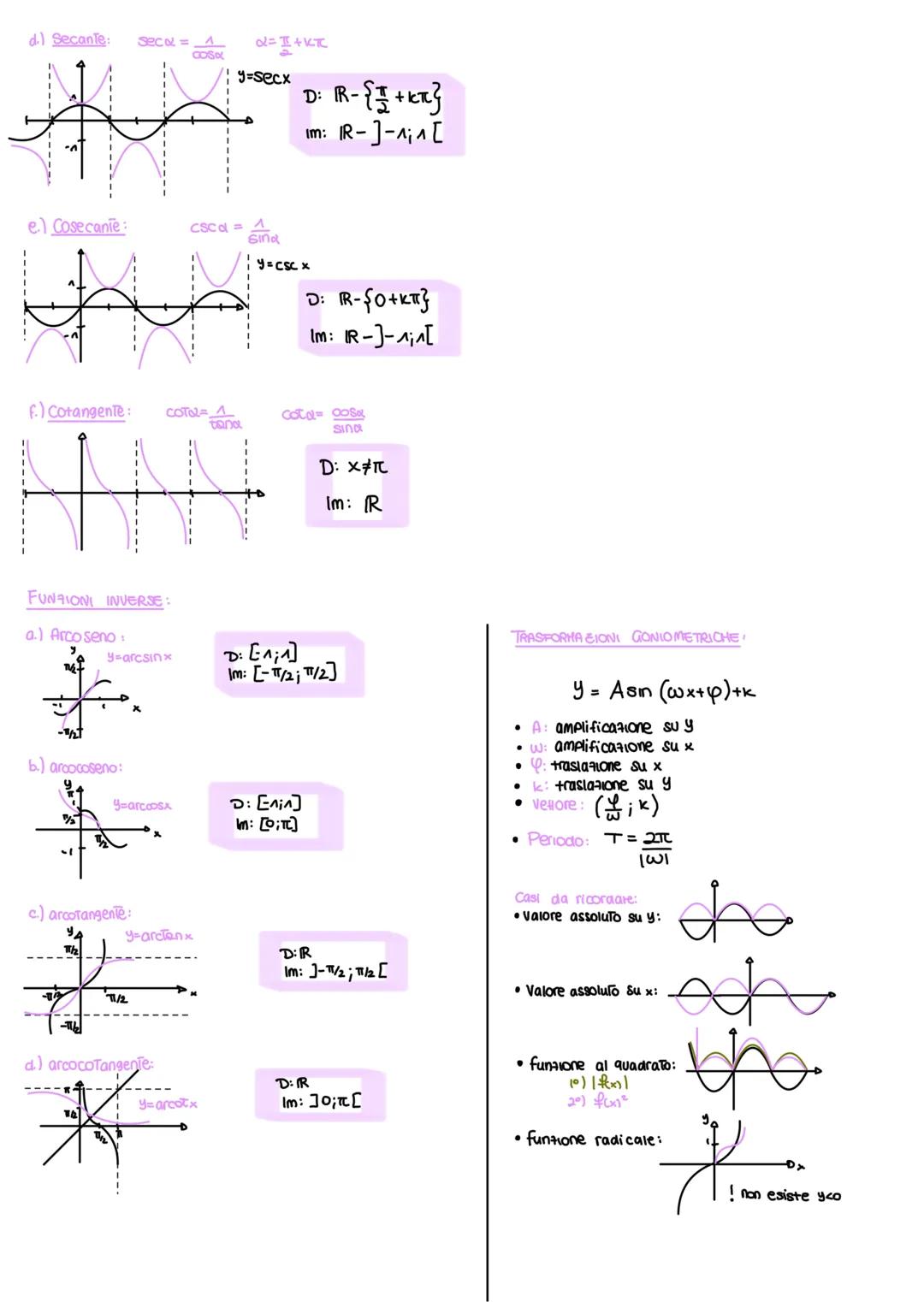 Goniometria
angoli :
Sessagesimali
Sessadecimali
• da sessagesimali a sessadecimali:
48°17'26 = 48°+17'.1° + 26" .1°
60°
60"
•da sessadecima