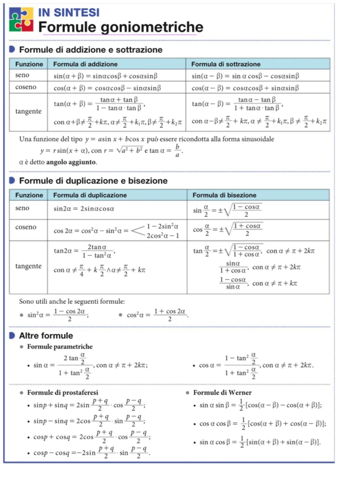 Goniometria
angoli :
Sessagesimali
Sessadecimali
• da sessagesimali a sessadecimali:
48°17'26 = 48°+17'.1° + 26" .1°
60°
60"
•da sessadecima