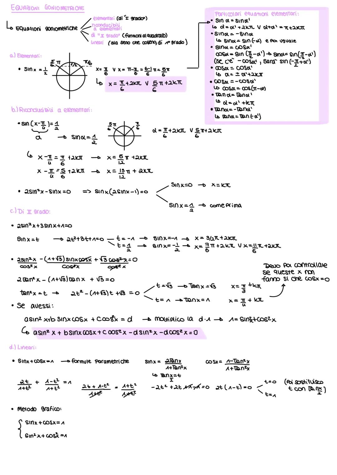 Goniometria
angoli :
Sessagesimali
Sessadecimali
• da sessagesimali a sessadecimali:
48°17'26 = 48°+17'.1° + 26" .1°
60°
60"
•da sessadecima