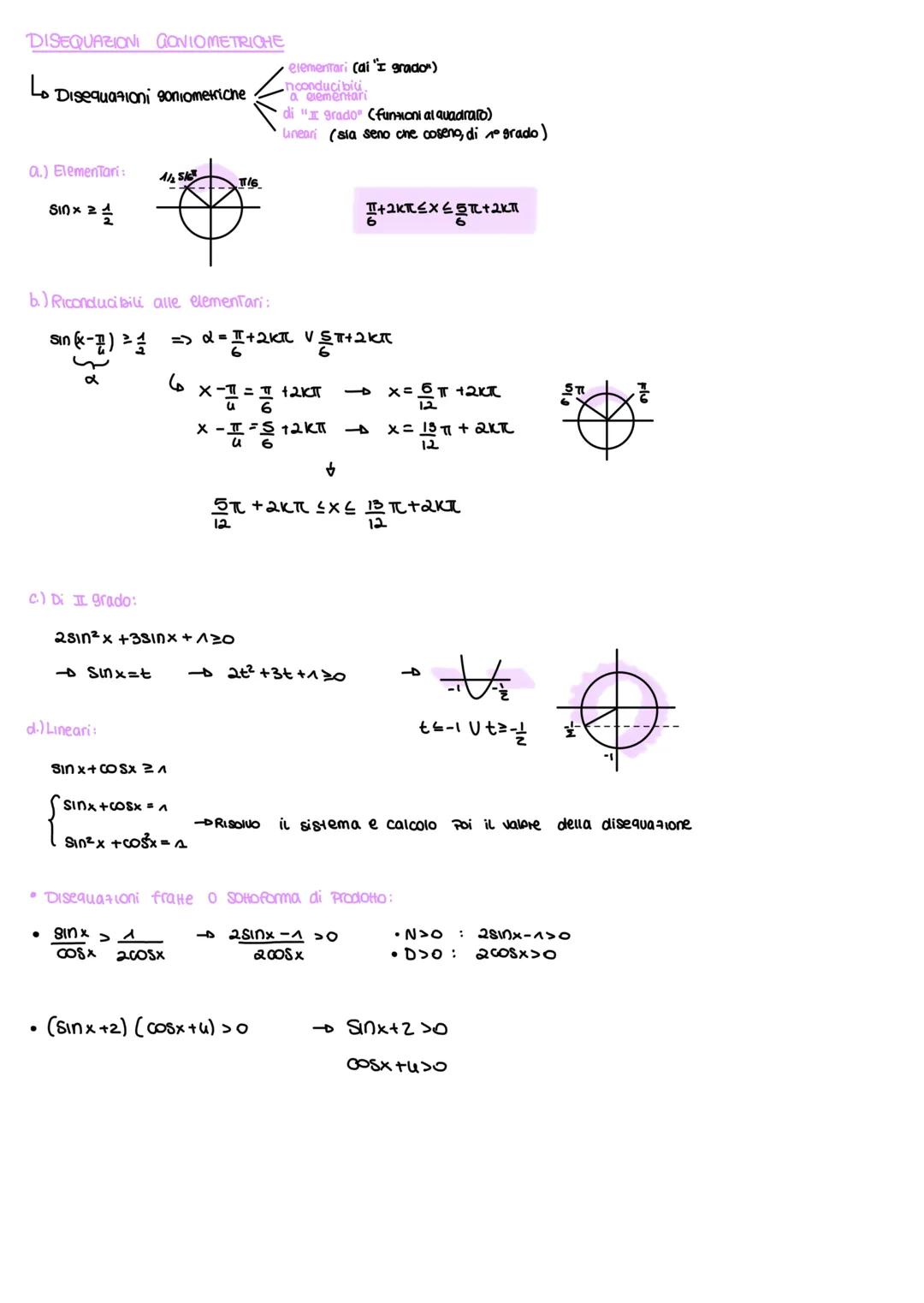 Goniometria
angoli :
Sessagesimali
Sessadecimali
• da sessagesimali a sessadecimali:
48°17'26 = 48°+17'.1° + 26" .1°
60°
60"
•da sessadecima