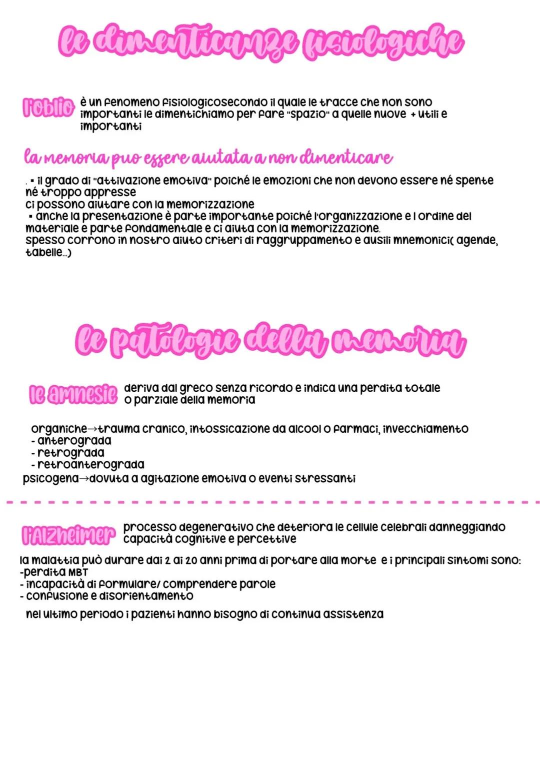 # la memoria
non si può memorizzare alcuna
informazione specifica senza l
attenzione poiché essa è un
presupposto della memoria
processo c