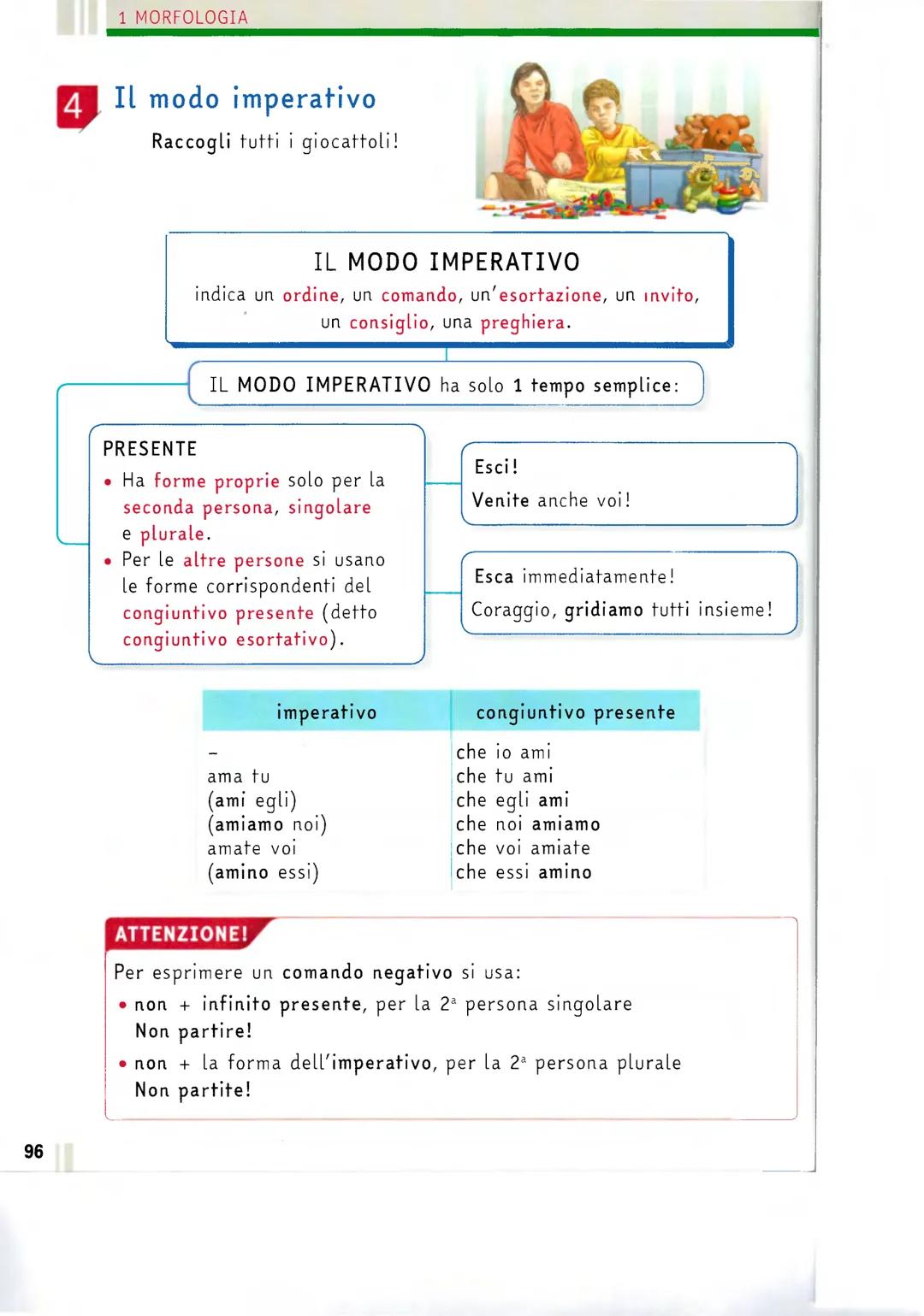 70
# 5
# IL VERBO
1 Che cos'รจ il verbo
Paolo mangia una mela.
Il verbo indica un'azione
compiuta dal soggetto (Paolo).
Il leone รจ stato