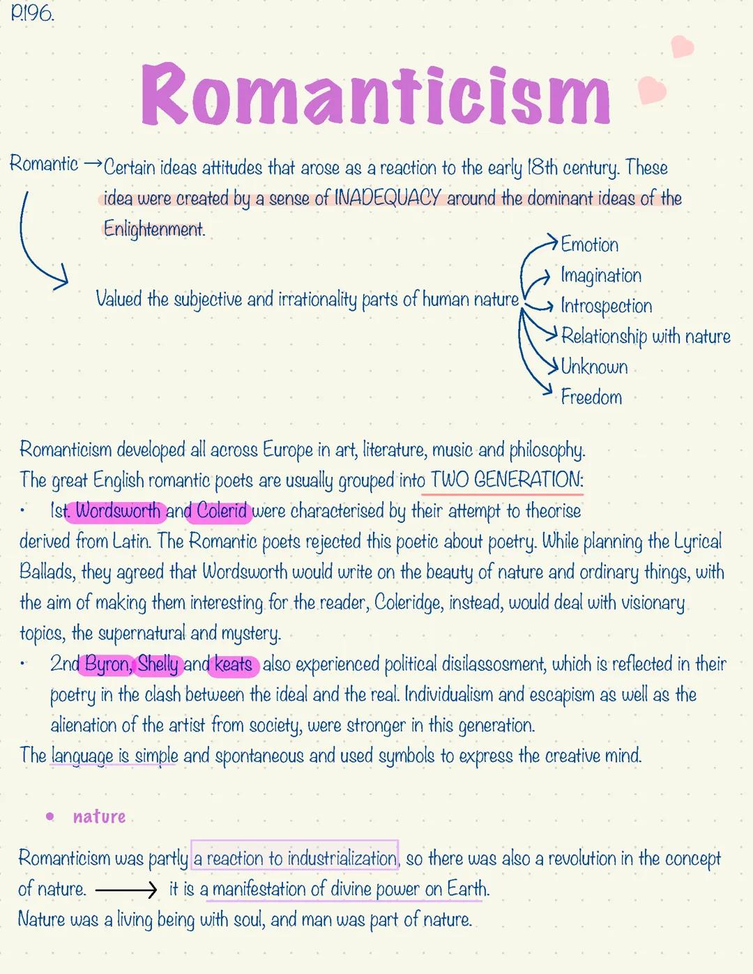 Romanticismo inglese