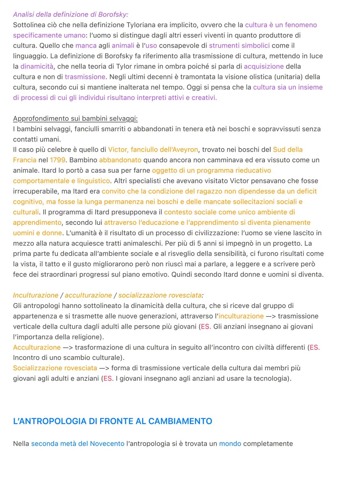 # ANTROPOLOGIA:
Definizione di antropologia: scienza dell'uomo, dal greco antropos = uomo, logos = discorso.
Antropologia della cultura: dis
