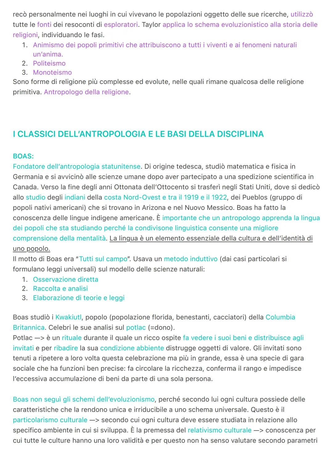 # ANTROPOLOGIA:
Definizione di antropologia: scienza dell'uomo, dal greco antropos = uomo, logos = discorso.
Antropologia della cultura: dis