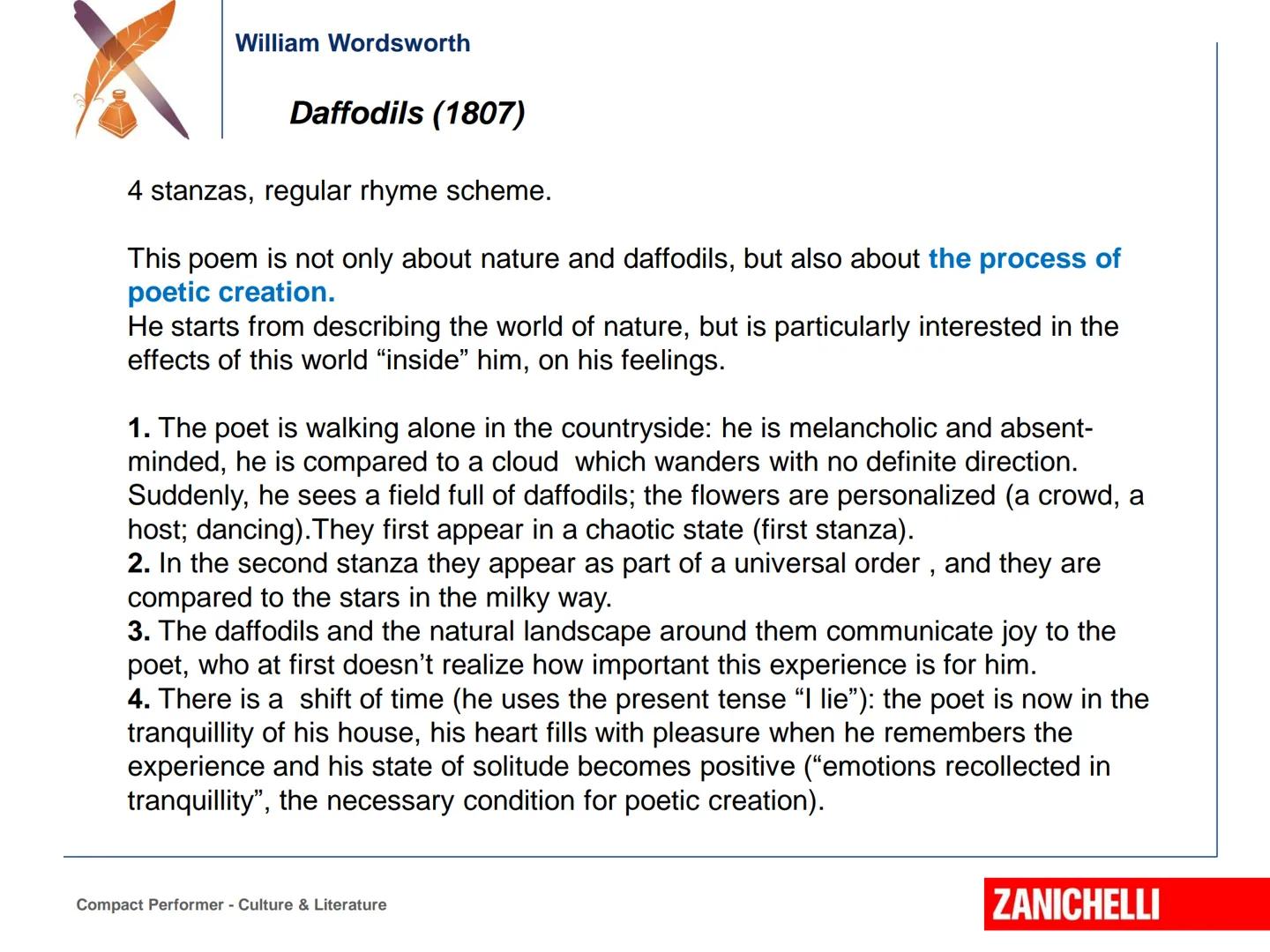 Benjamin Robert Haydon, William Wordsworth, 1842, London, National Portrait Gallery.
William Wordsworth (1770-1850)
Compact Performer - Cu