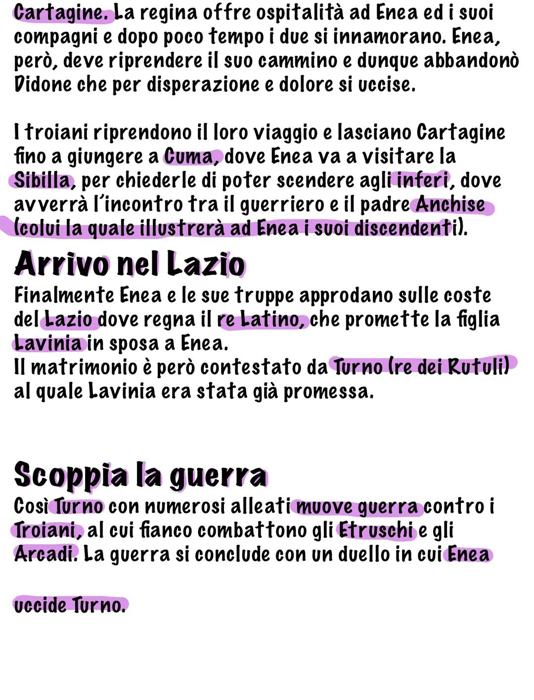 # Eneide
È un poema epico in esametri del più rappresentativo
della letteratura latina. È stato scritto dal poeta
Virgilio negli anni succe