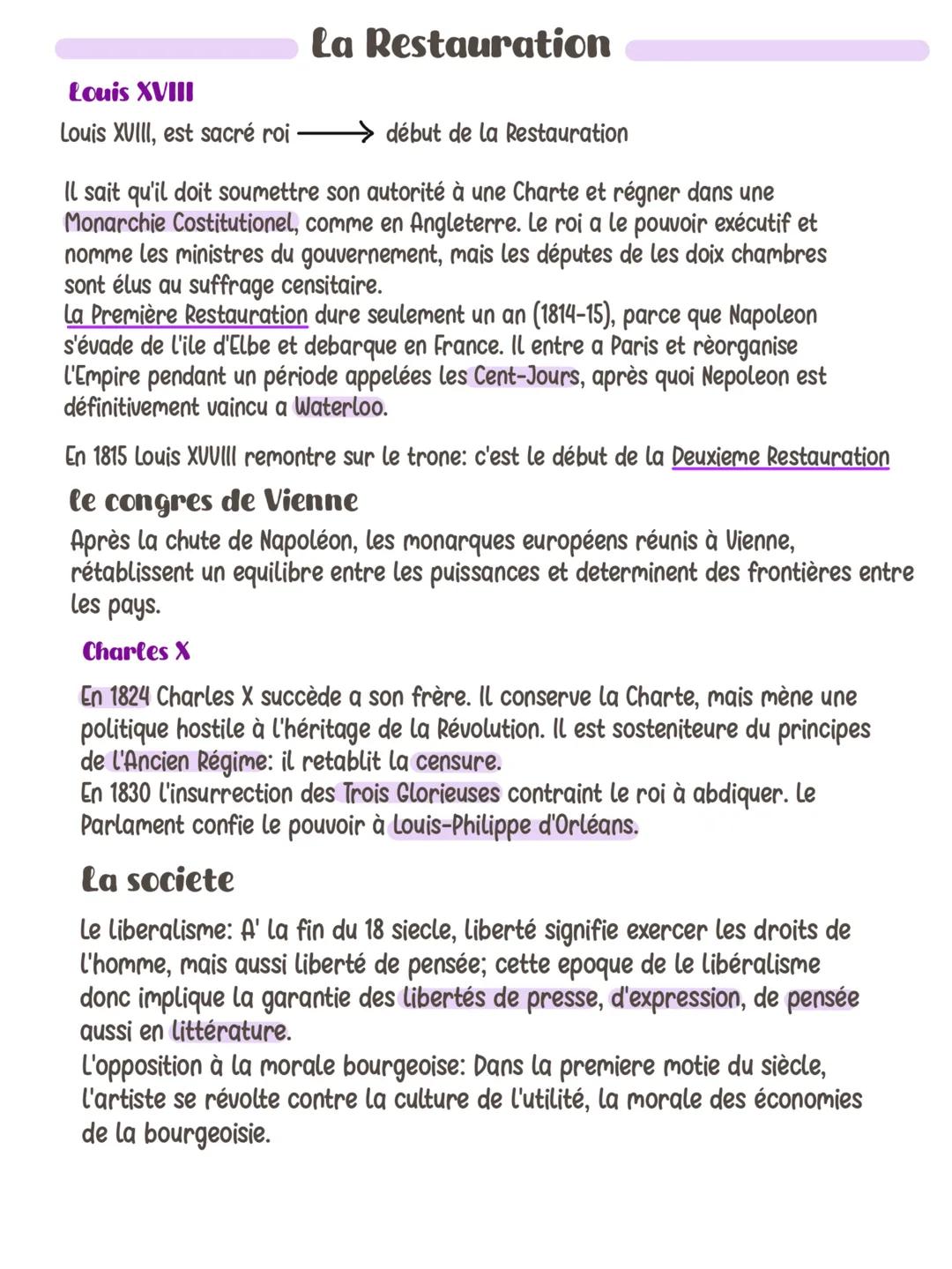 Le Romantisme
Le Romantisme est un mouvement artistique qui s'impose en France
durant la première moitié du 19ème siècle, entre 1800 et 1850