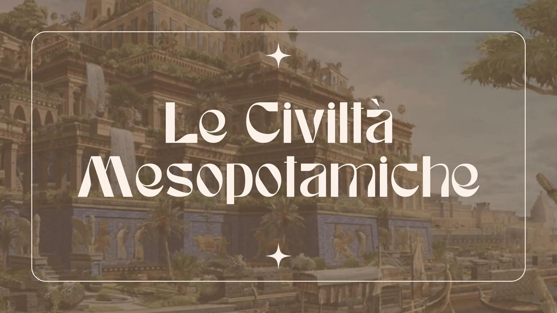 Le Civilla
Mesopotamiche Mappa Del Tempo
Sumeri
Accadi
Babilonesi
Assiri
3.500 a.C.
2.300 a.C.
2.000 a.C.
1.600 a.C. Sumeri
I Sumeri furono