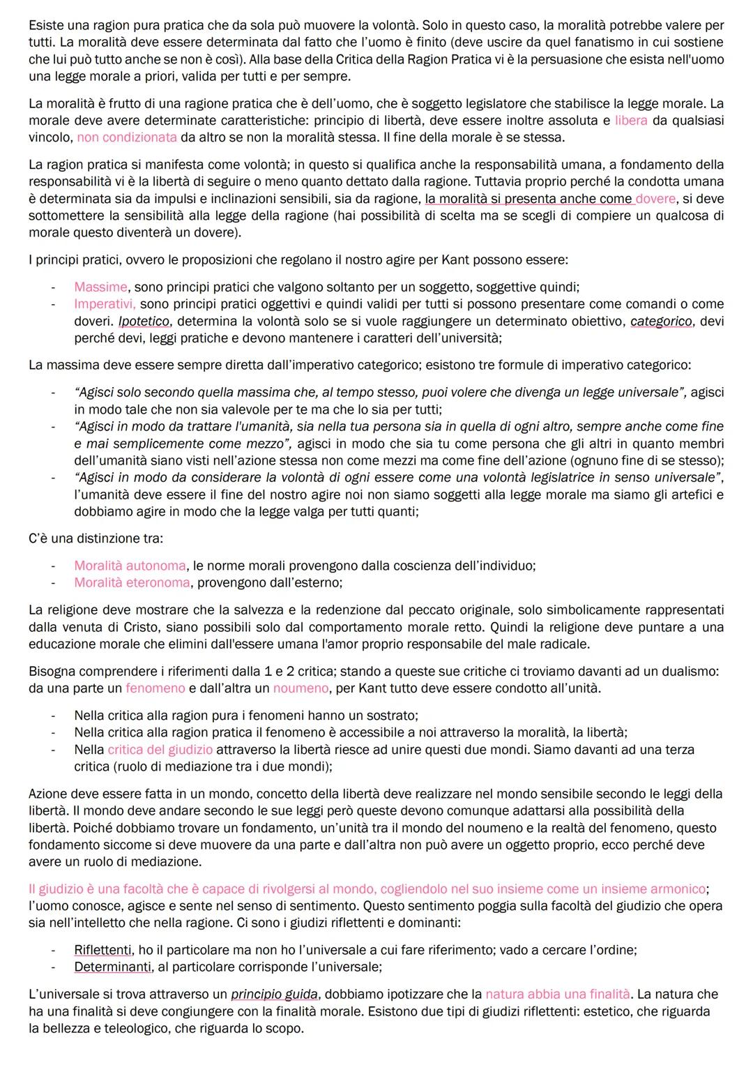 Immanuel Kant
Nasce in una città che faceva parte della Prussia, che stava vivendo uno sviluppo culturale e militare, nel 1724 da una
famig