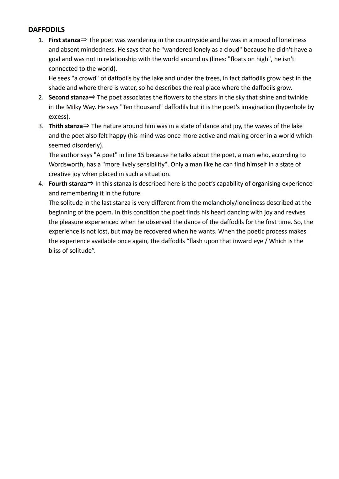 WILLIAM WORDSWORTH
HIS LIFE
Wordsworth was born in the English Lake District. He walked around France and the Alps and it
inspired his image
