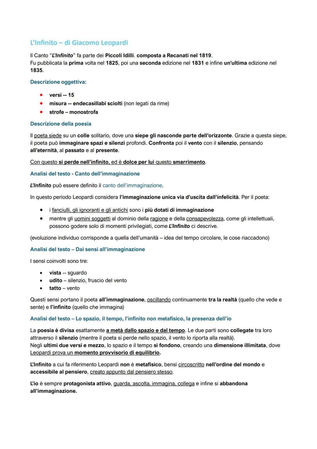 Giacomo Leopardi - Lo Zibaldone
Lo Zibaldone è un insieme di appunti, note, pensieri e riflessioni scritte dal 1817 al 1832. Grazie ad esso