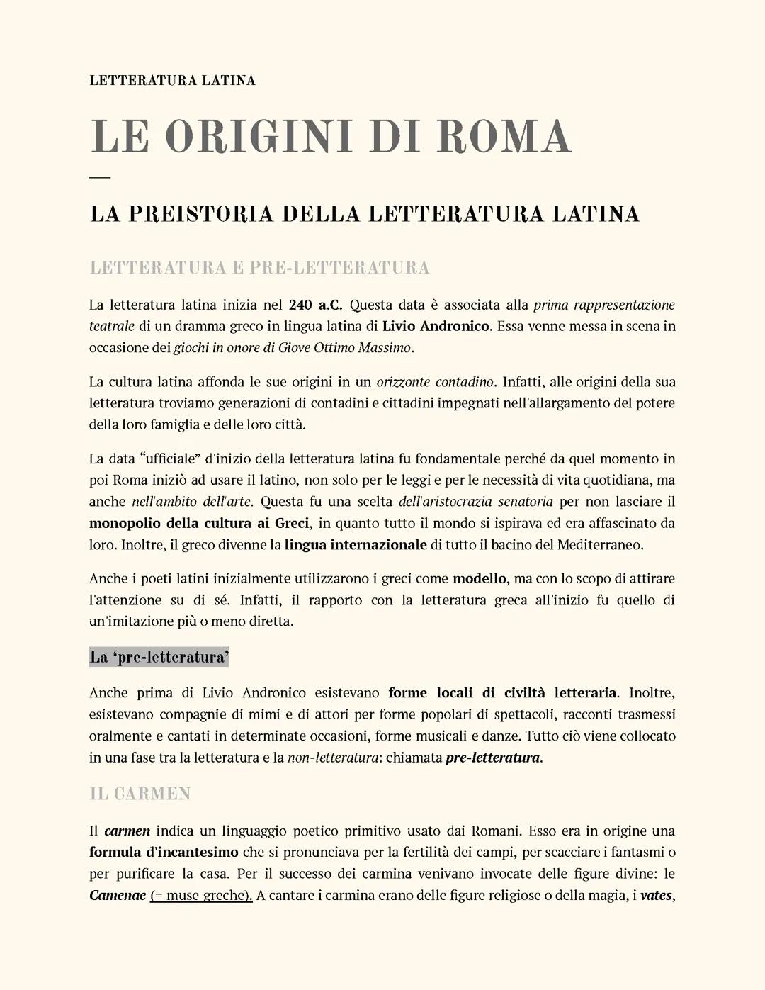 Le origini di Roma