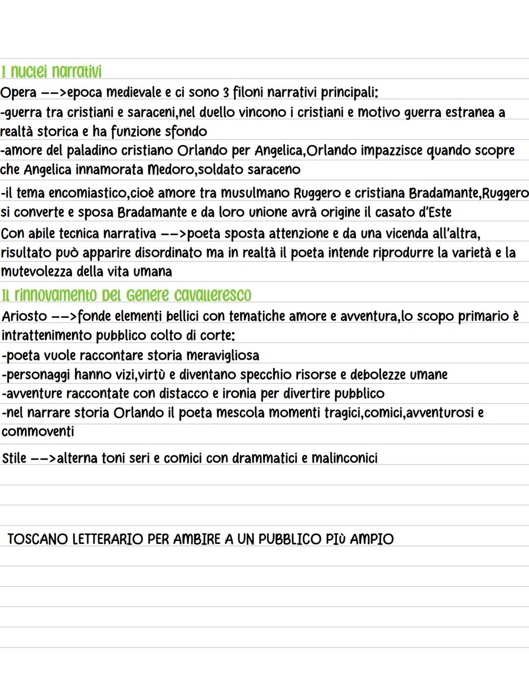 Ludovico Ariests
La Vita
Ariosto-->nato 1474 Reggio Emilia, andรฒ a Ferrara con
padre e lo introdusse alla corte d'Este, dove appassionรฒ
per