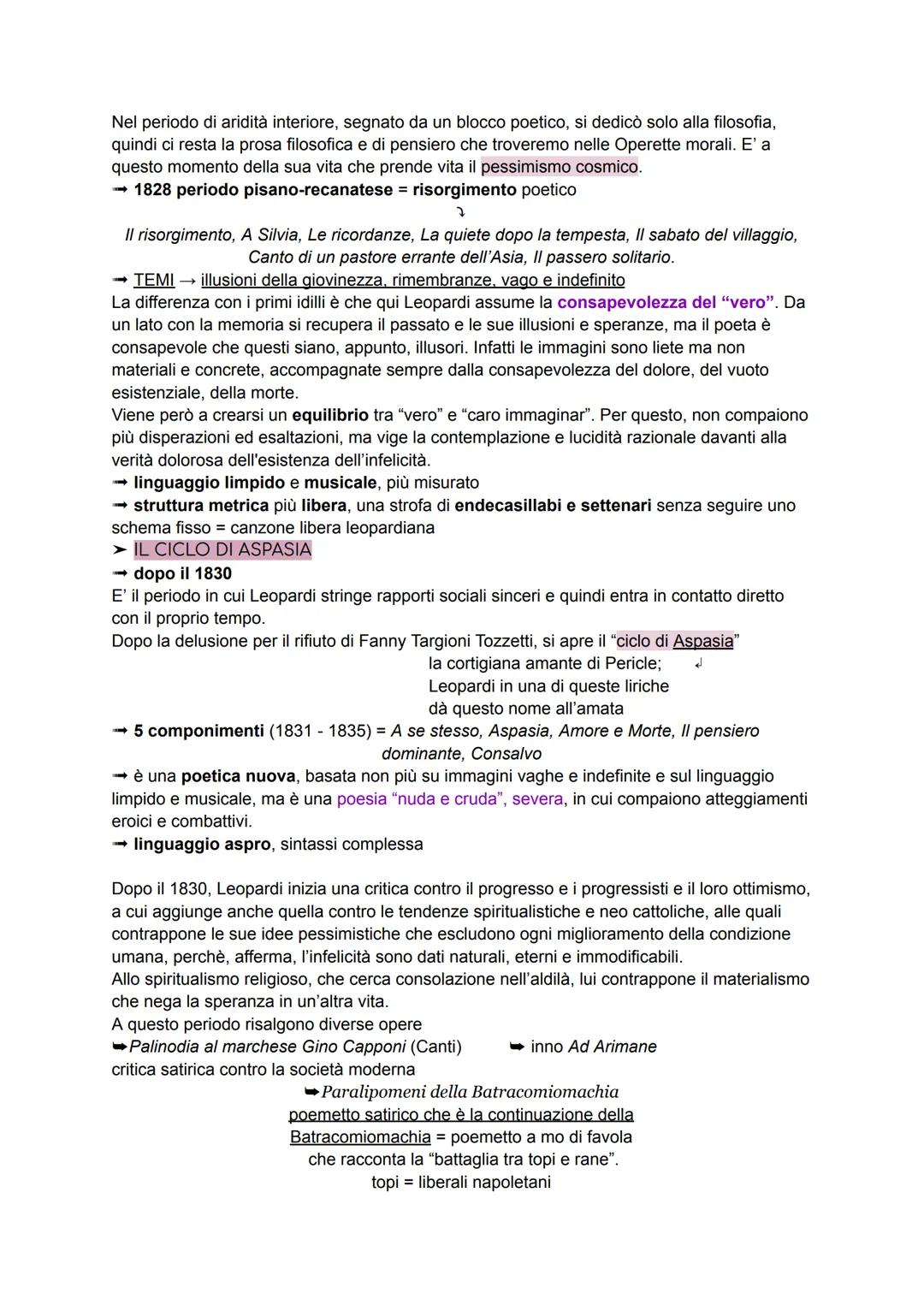 # Giacomo Leopardi
LA VITA
Giacomo Leopardi nacque a Recanati nel 1798, da una famiglia nobile e prestigiosa, ma
che in quel momento si tr
