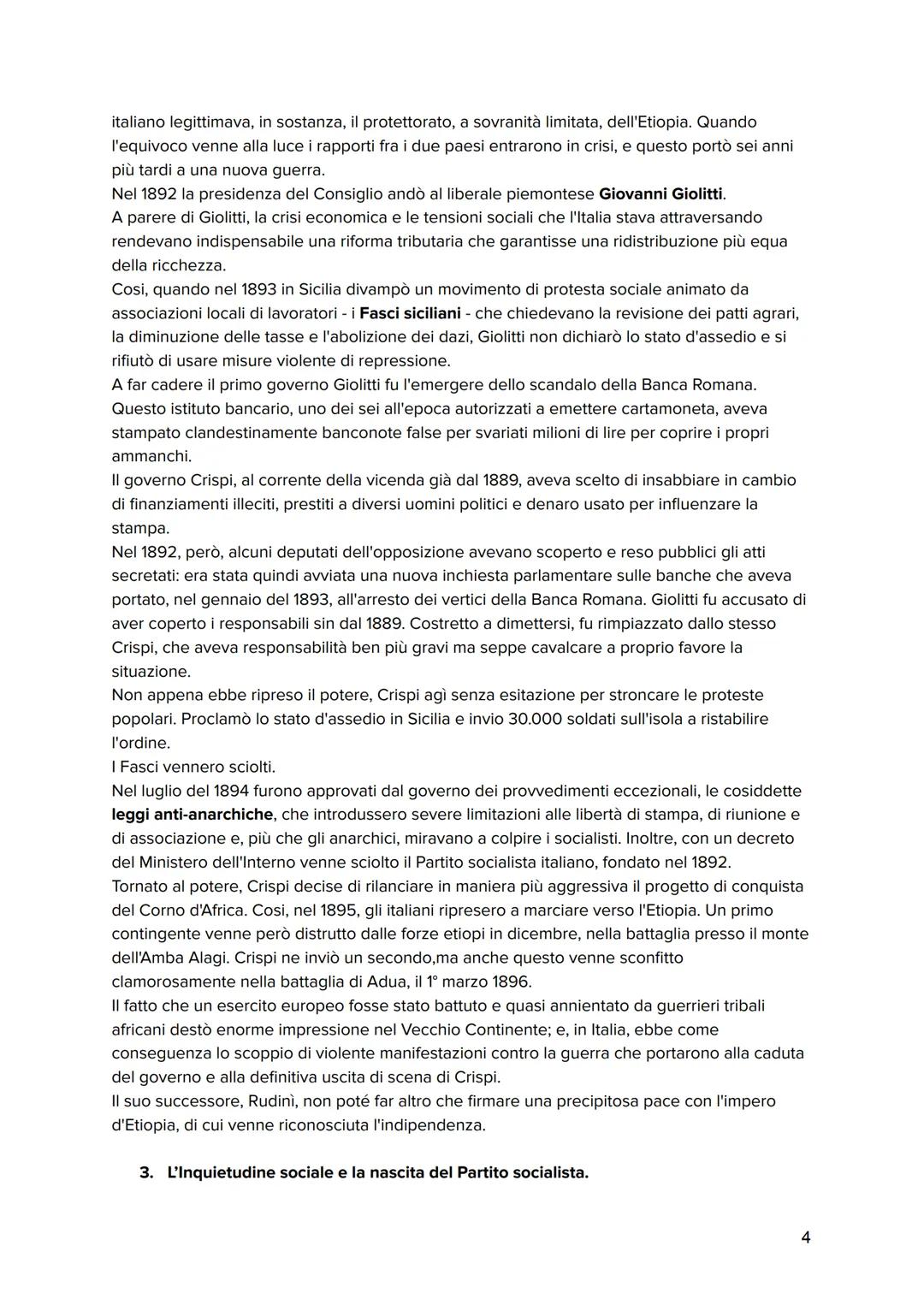 # L'Italia della Sinistra storica e la crisi di fine secolo
1. La Sinistra di Depretis al potere
Dopo aver governato ininterrottamente pe