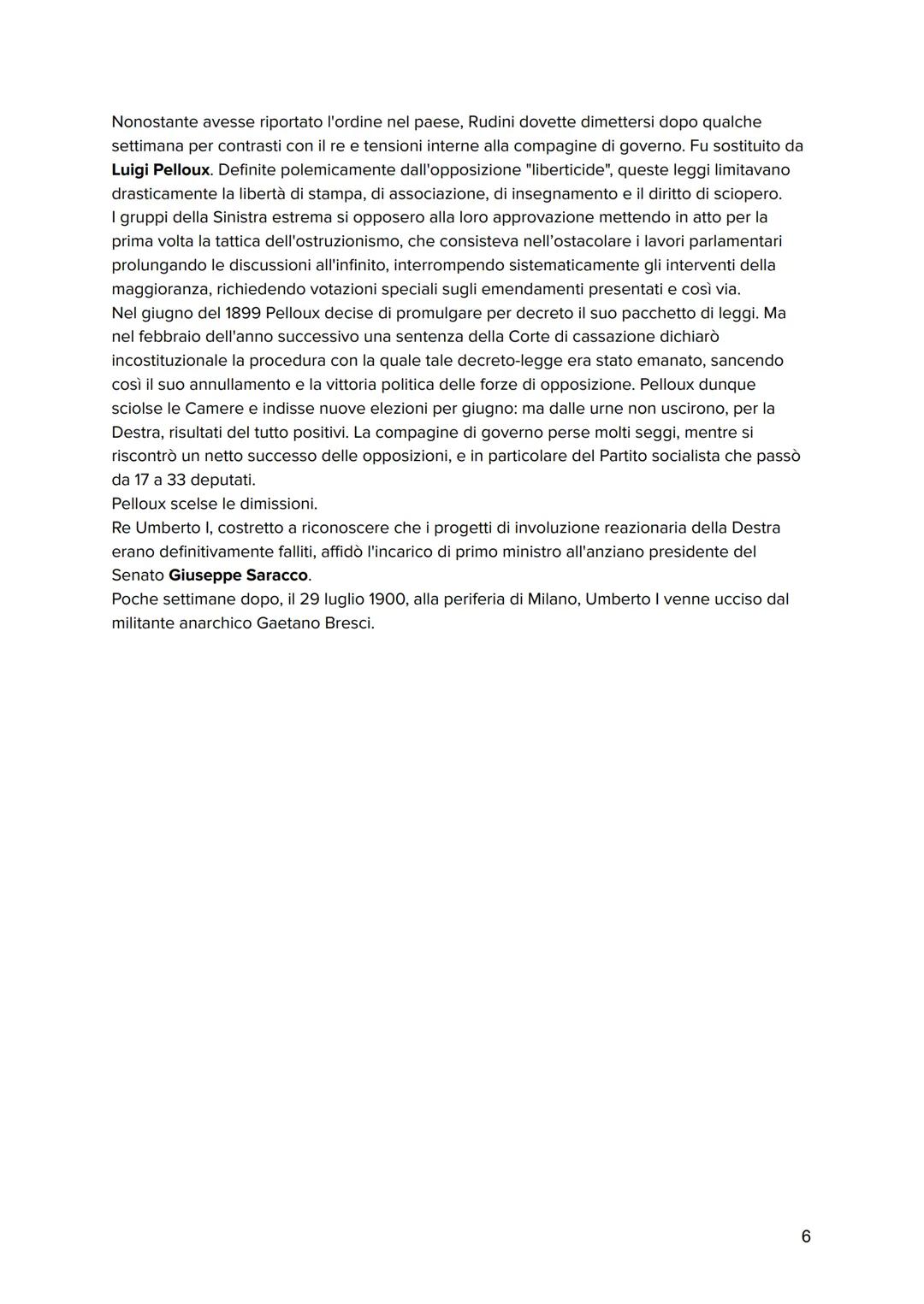 # L'Italia della Sinistra storica e la crisi di fine secolo
1. La Sinistra di Depretis al potere
Dopo aver governato ininterrottamente pe