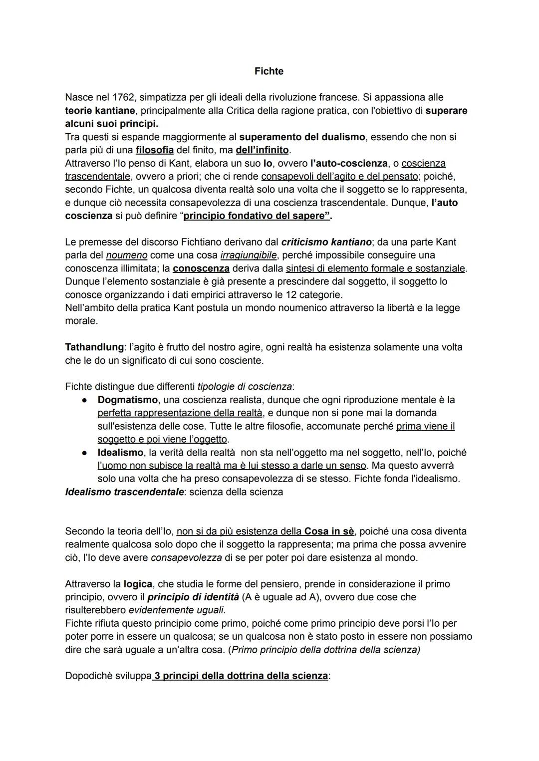 Romanticismo
Contesto storico/filosofico
Il romanticismo, a differenza dell'illuminismo, tenta un sapere che va oltre il finito, che mira
a