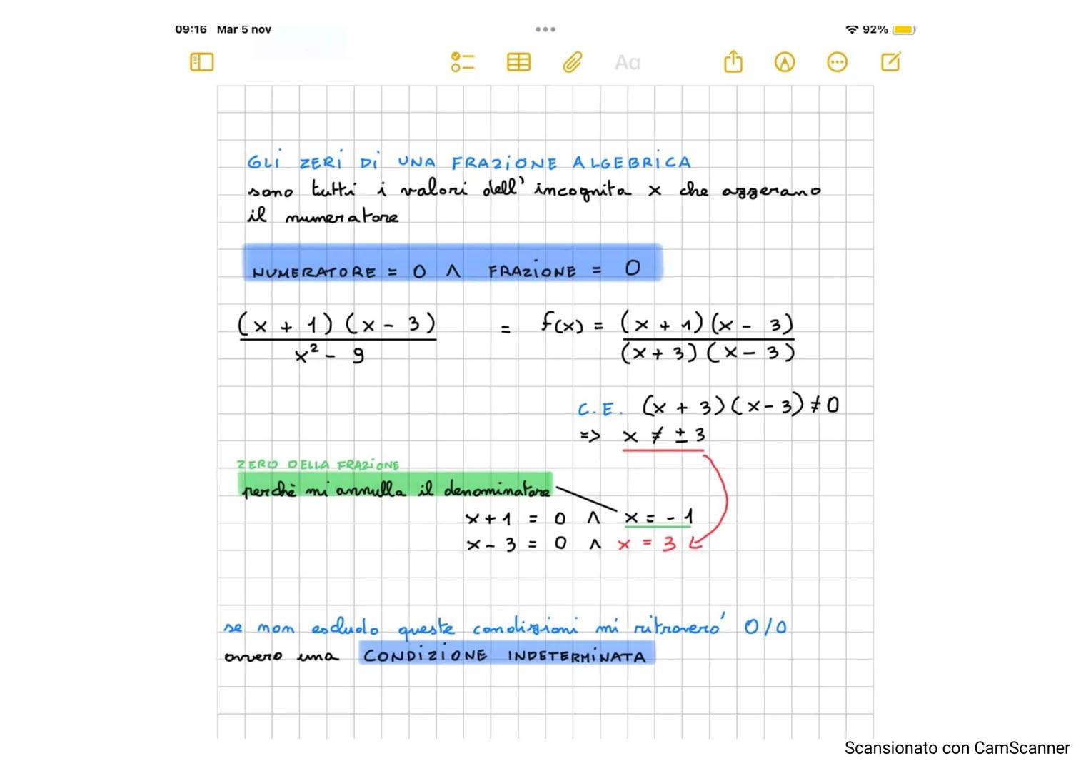 09:16
Mar 5 nov
Аа
92%
Titolo nota: Frazioni Algebriche Modifica
11 ottobre 2024 alle ore 10:21
Frazioni Algebriche
é un
quorsiente tra due
