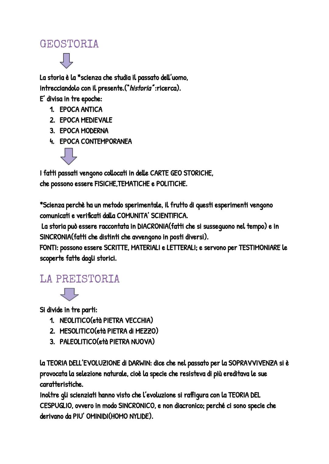 # GEOSTORIA
La storia è la *scienza che studia il passato dell'uomo,
intrecciandolo con il presente.("historia":ricerca).
E' divisa in tre
