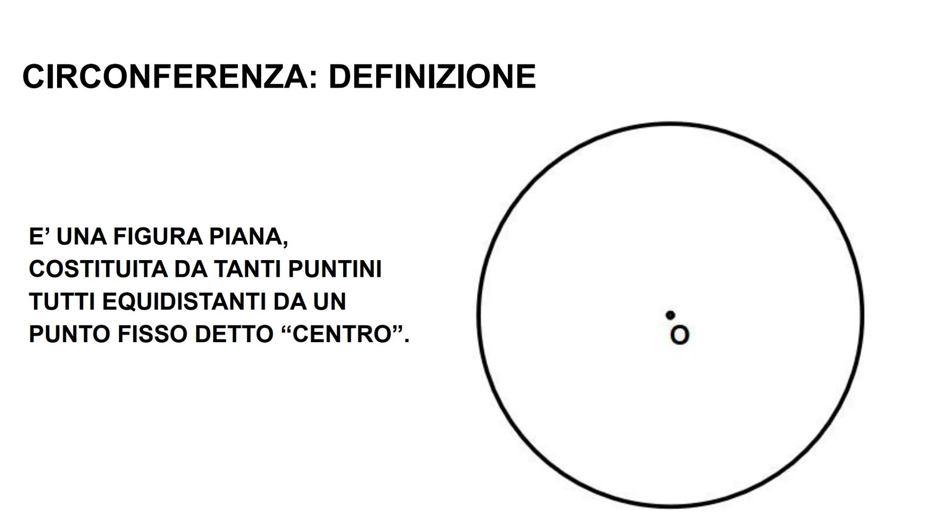 CERCHIO E CIRCONFERENZA CIRCONFERENZA: DEFINIZIONE
E' UNA FIGURA PIANA,
COSTITUITA DA TANTI PUNTINI
TUTTI EQUIDISTANTI DA UN
PUNTO FISSO DET