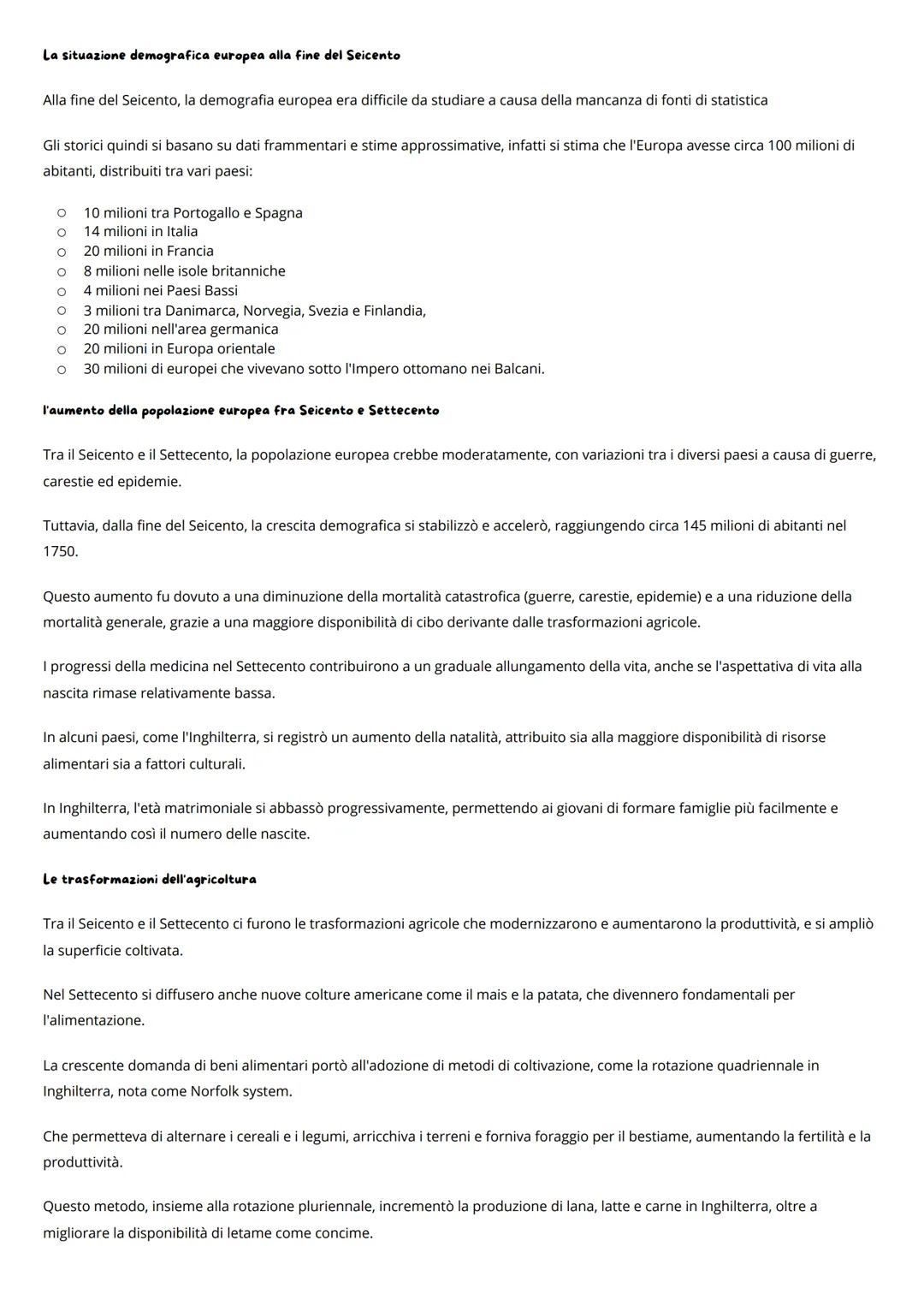 L’europa è il mondo nel primo settecento