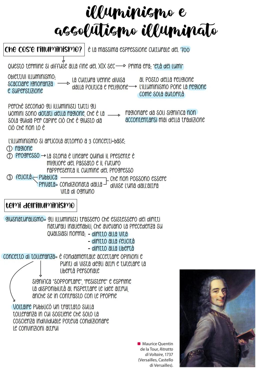 # illuminismo e
assolutismo illuminato
Che cos'e l'illuminismo? è la massima espressione culturale del '700
Questo termine si diffuse alla
