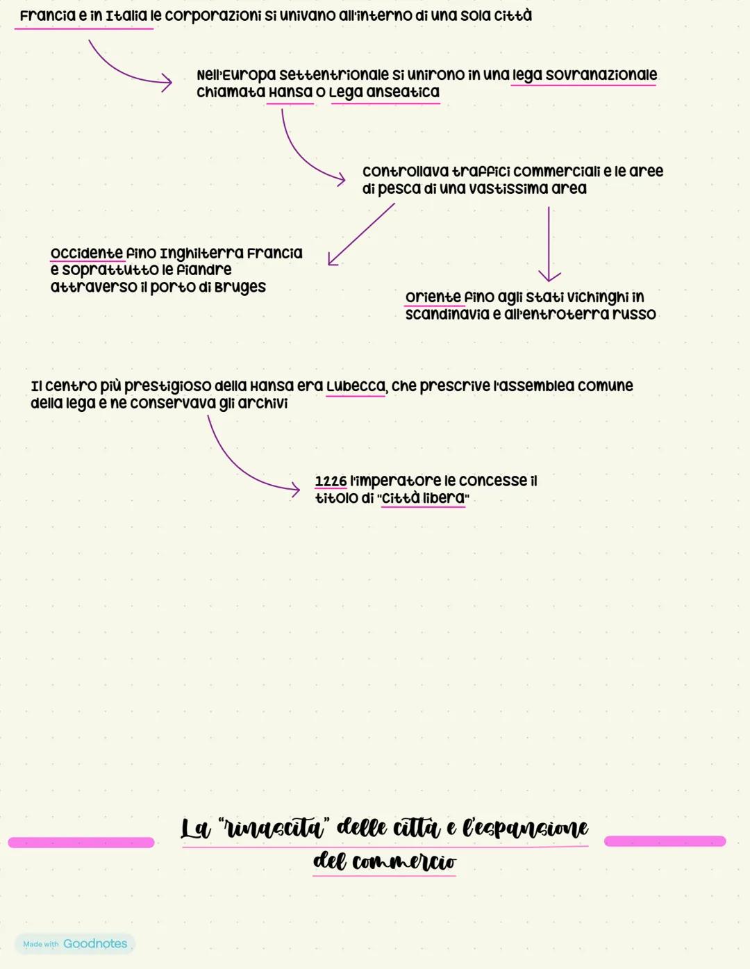 # La rinascita dell' XI secolo
1
Intorno al mille la popolazione dell'Europa
raddoppiò in solo cento anni
Aumento della produzione
agrico