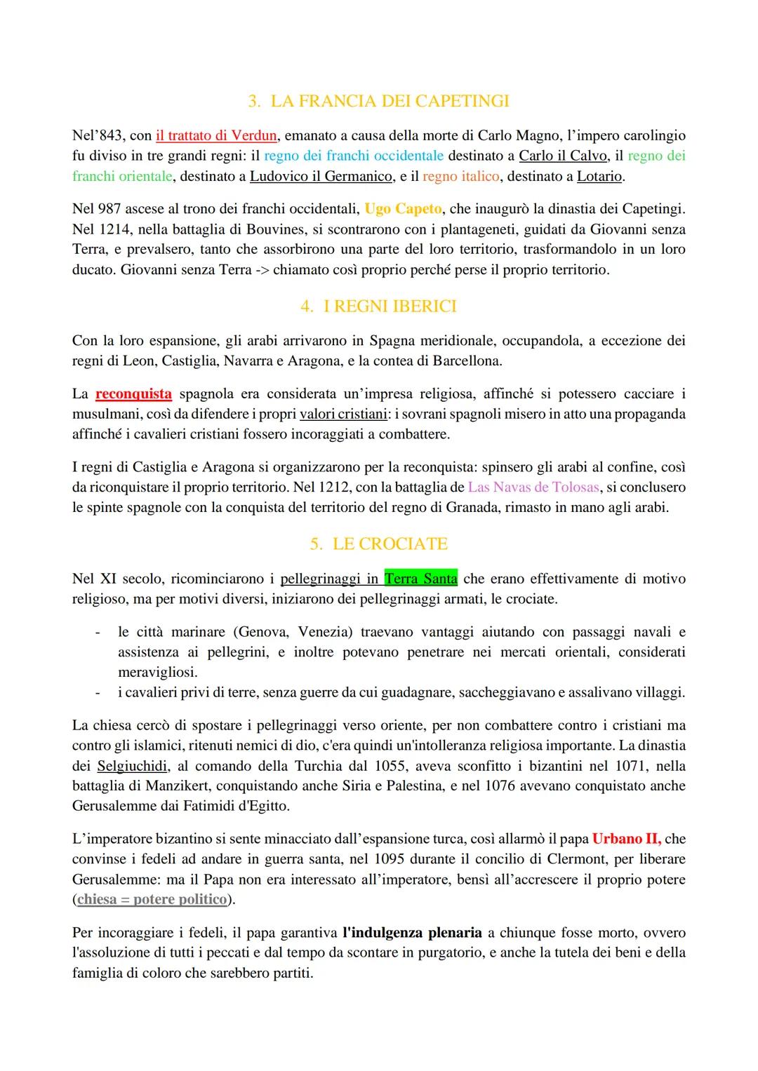 # CAP. 1: L'EUROPA DOPO L'ANNO MILLE
1. LA RINASCITA NELL'ANNO MILLE
Intorno all'XI secolo, in Europa Occidentale, si verificò una forte c