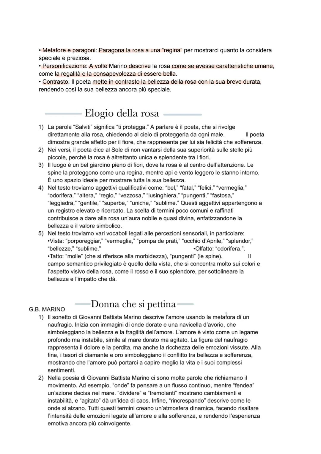 La Vita di Giovan Battista Marino
Giovan Battista Marino nasce a Napoli nel 1569. Comincia a scrivere poesia nella sua città
natale, ma è co