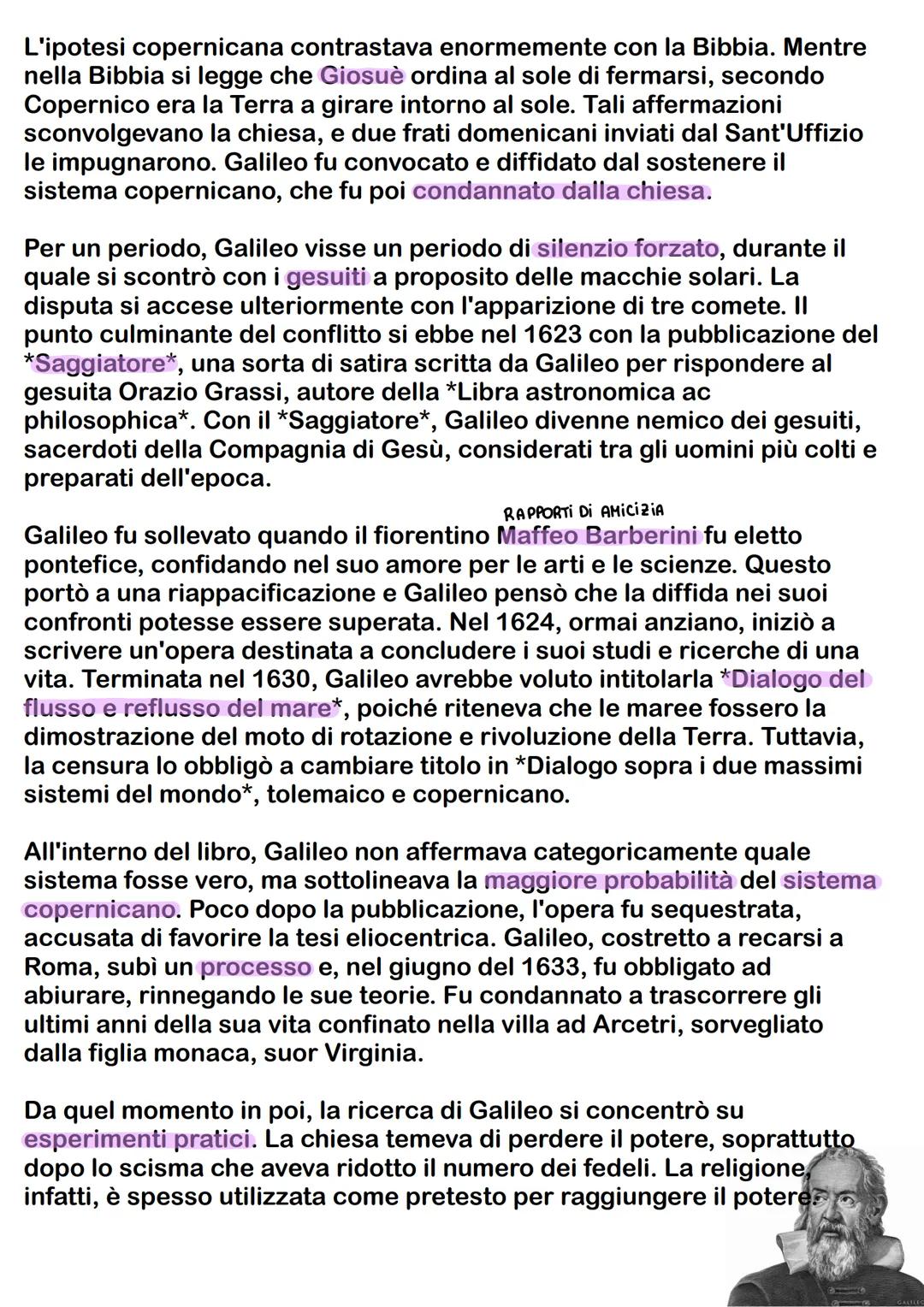 Pag. 27-28-29-30
GALILEO GALILEI
24/09
Galileo Galilei non è soltanto uno scienziato di rilievo, ma lo studiamo
anche in letteratura poiché