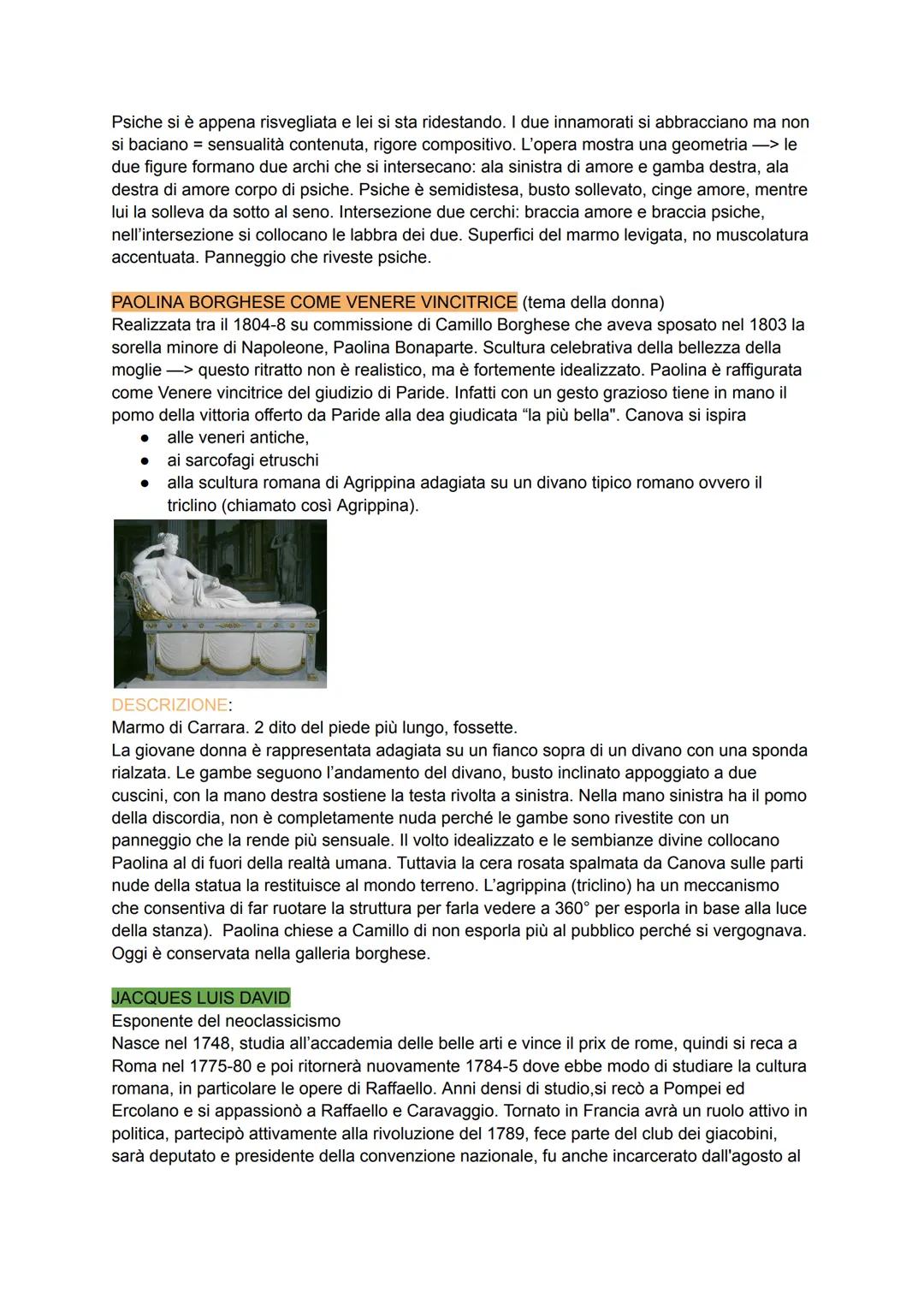 NEOCLASSICISMO
Caratterizza l'arte del fine 700 e inizi 800 quando inizia a coesistere col romanticismo.
Definizione da storiografia fine 80