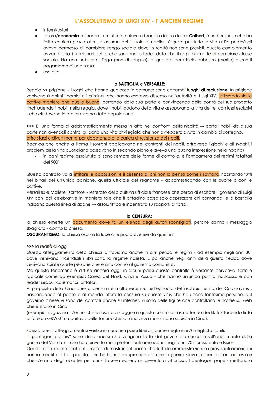 L'ASSOLUTISMO DI LUIGI XIV - I' ANCIEN REGIME
Il termine "assoluto" comparve alla fine del XV secolo nel linguaggio dei giuristi e degli scr